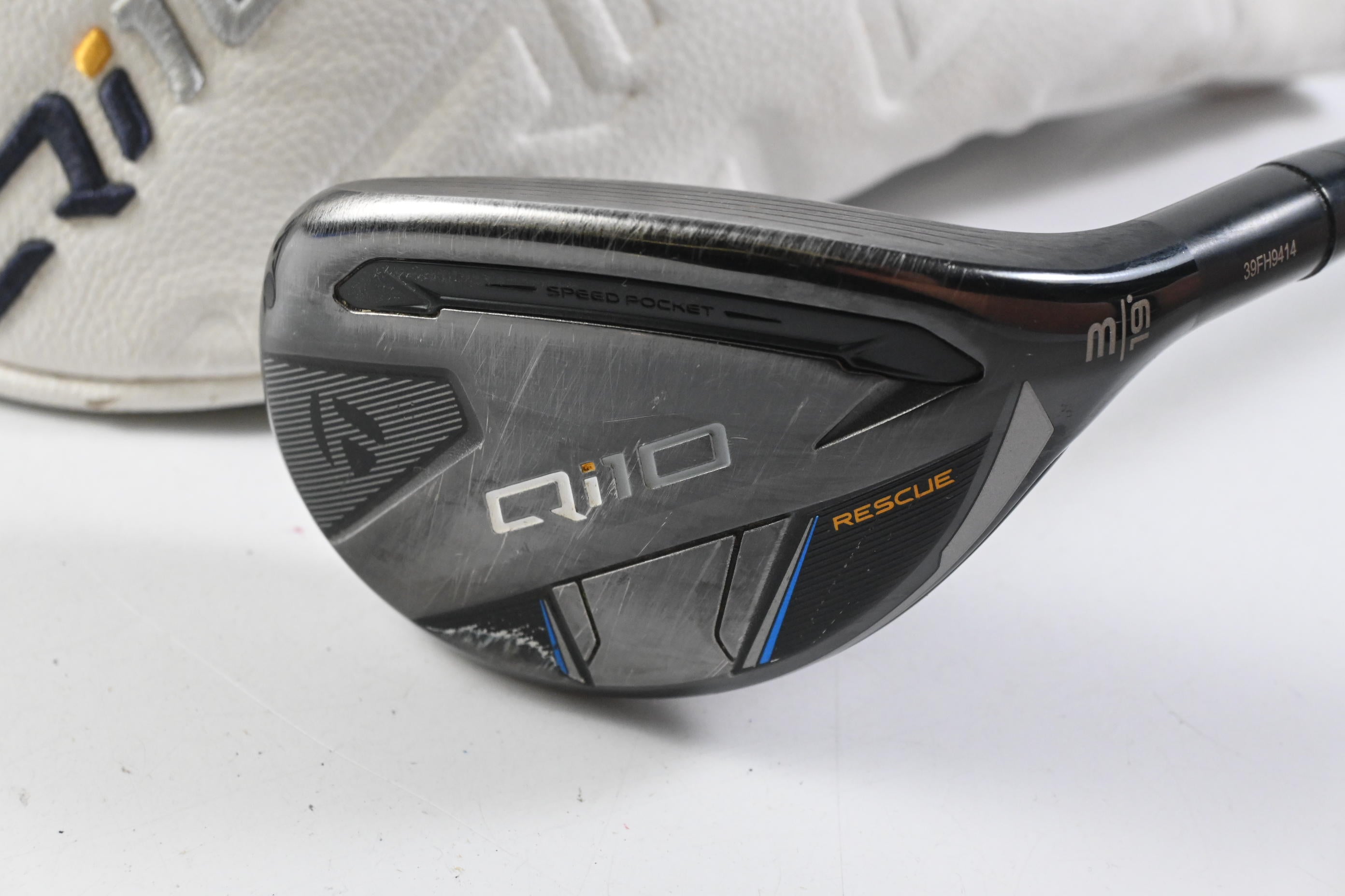 Taylormade Qi10 #3 Hybrid / 19 Degree / Stiff Flex HZRDUS Silver 75 Shaft