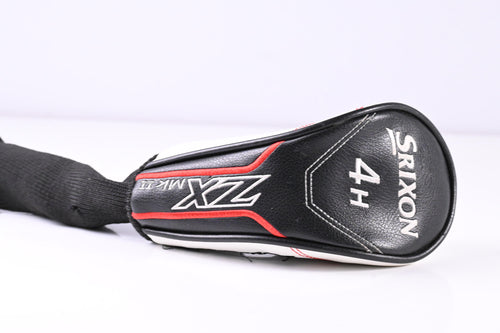 Left Hand Srixon ZX Mk II 2023 #4 Hybrid / 22 Degree / Regular Flex HZRDUS Smoke