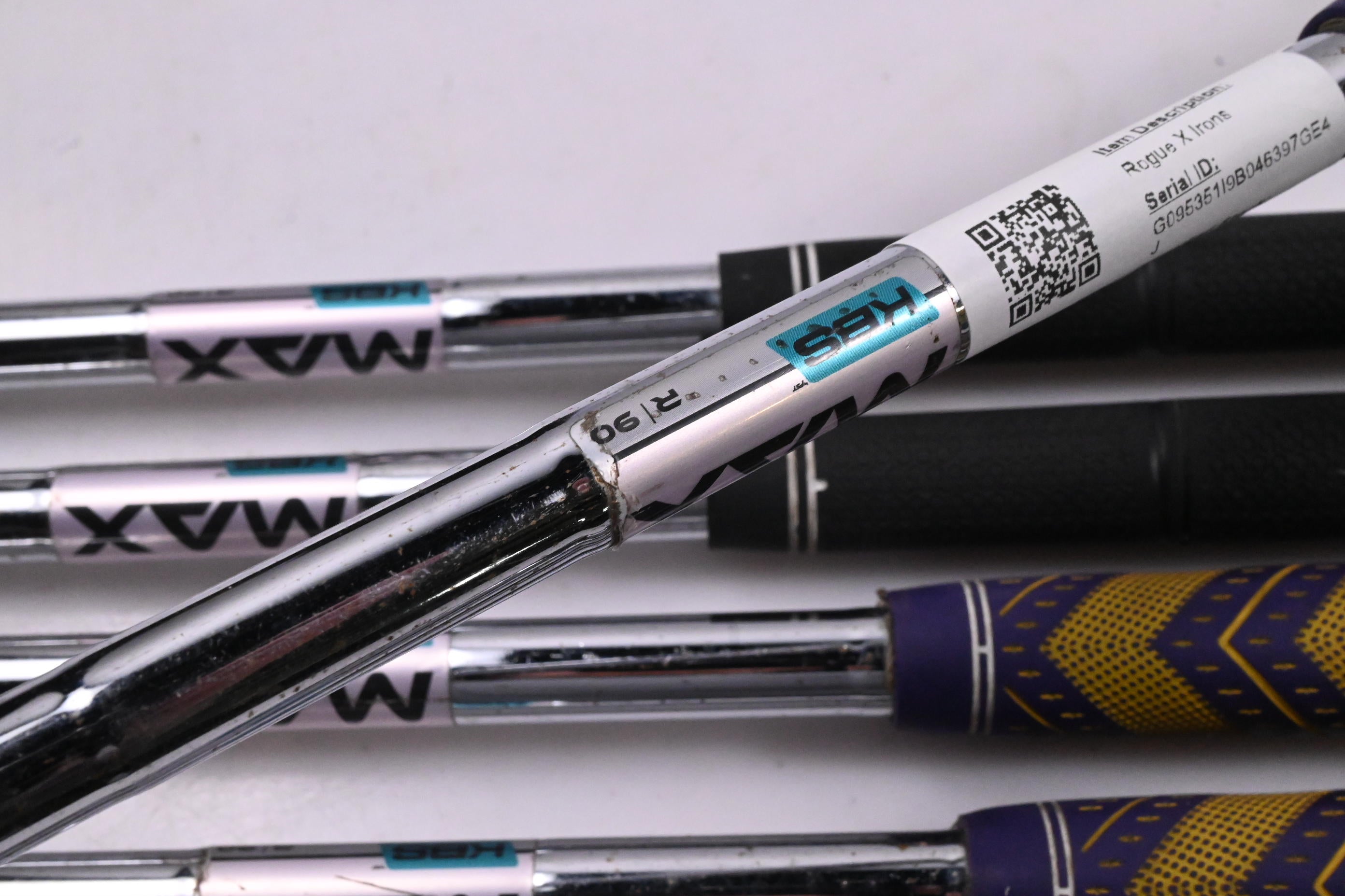 Callaway Rogue X Irons / 4-9i+GW+SW / Regular Flex KBS MAX 90 Shafts
