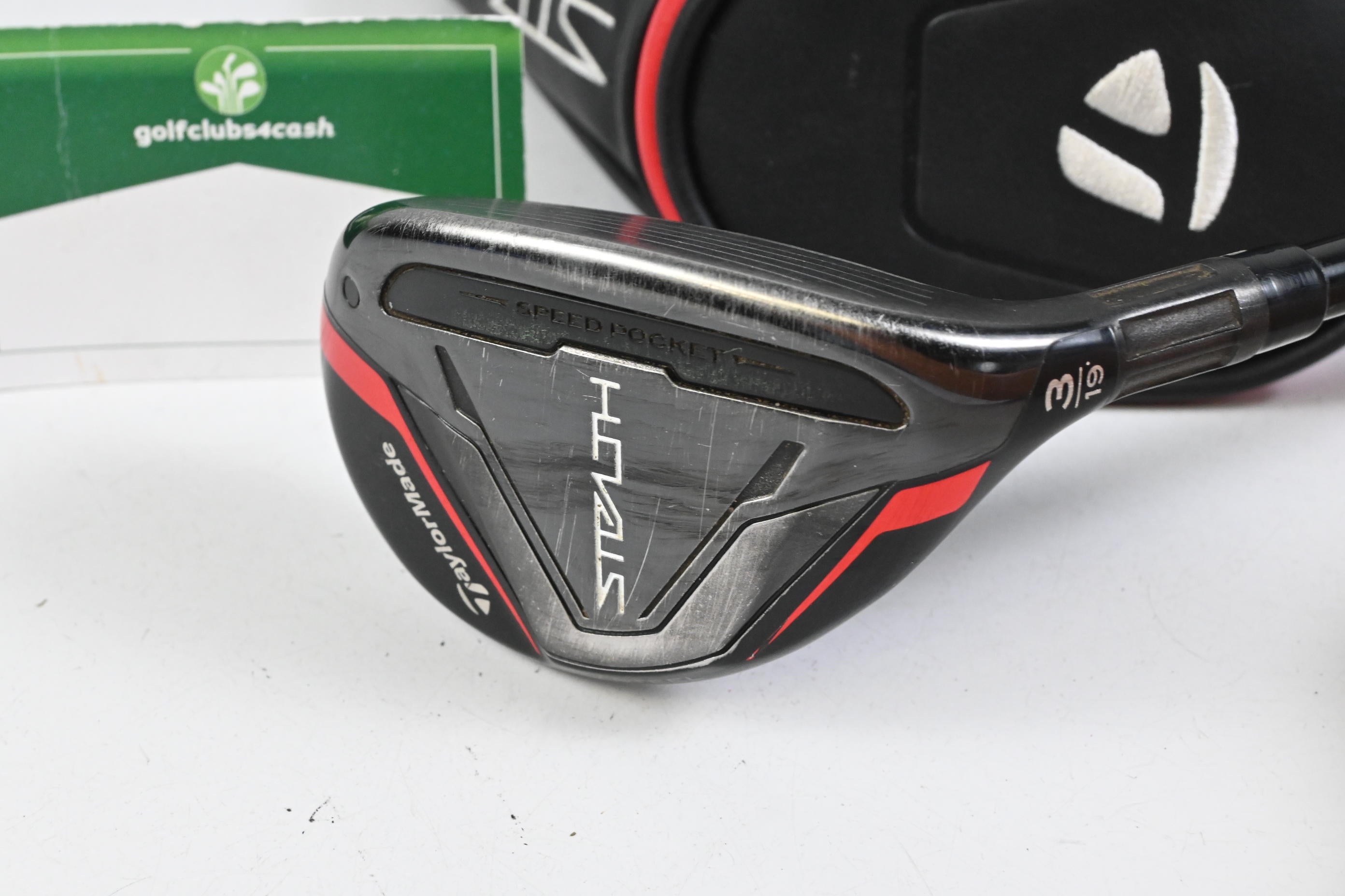 Taylormade Stealth #3 Hybrid / 19 Degree / Stiff Flex HZRDUS Smoke Black RDX 80