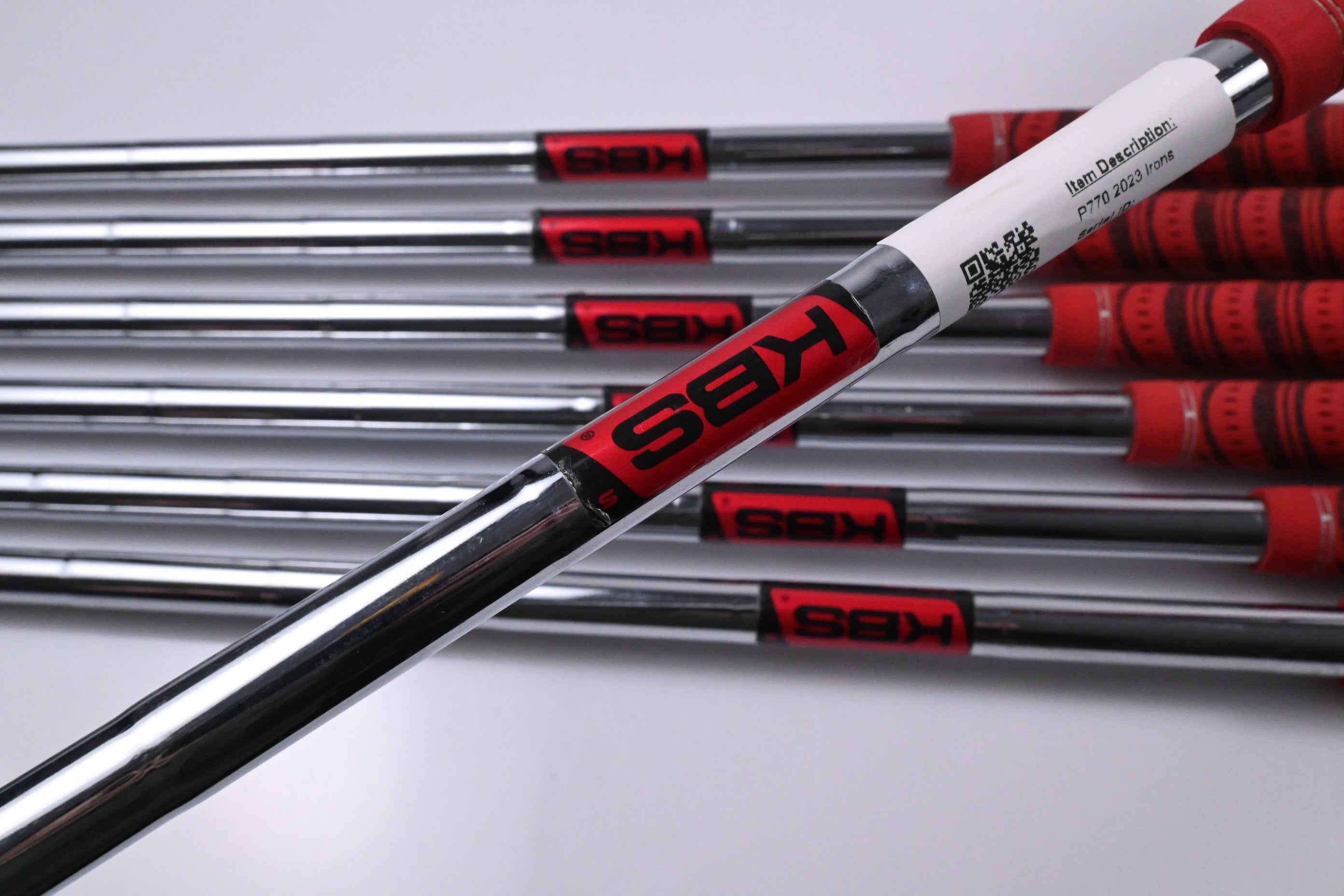 Taylormade P770 2023 Irons / 4-PW / Stiff Flex KBS Tour Shafts