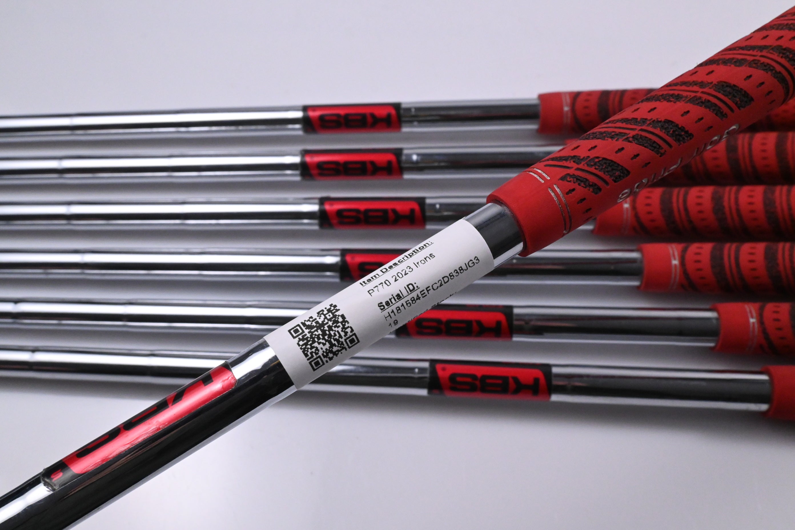 Taylormade P770 2023 Irons / 4-PW / Stiff Flex KBS Tour Shafts