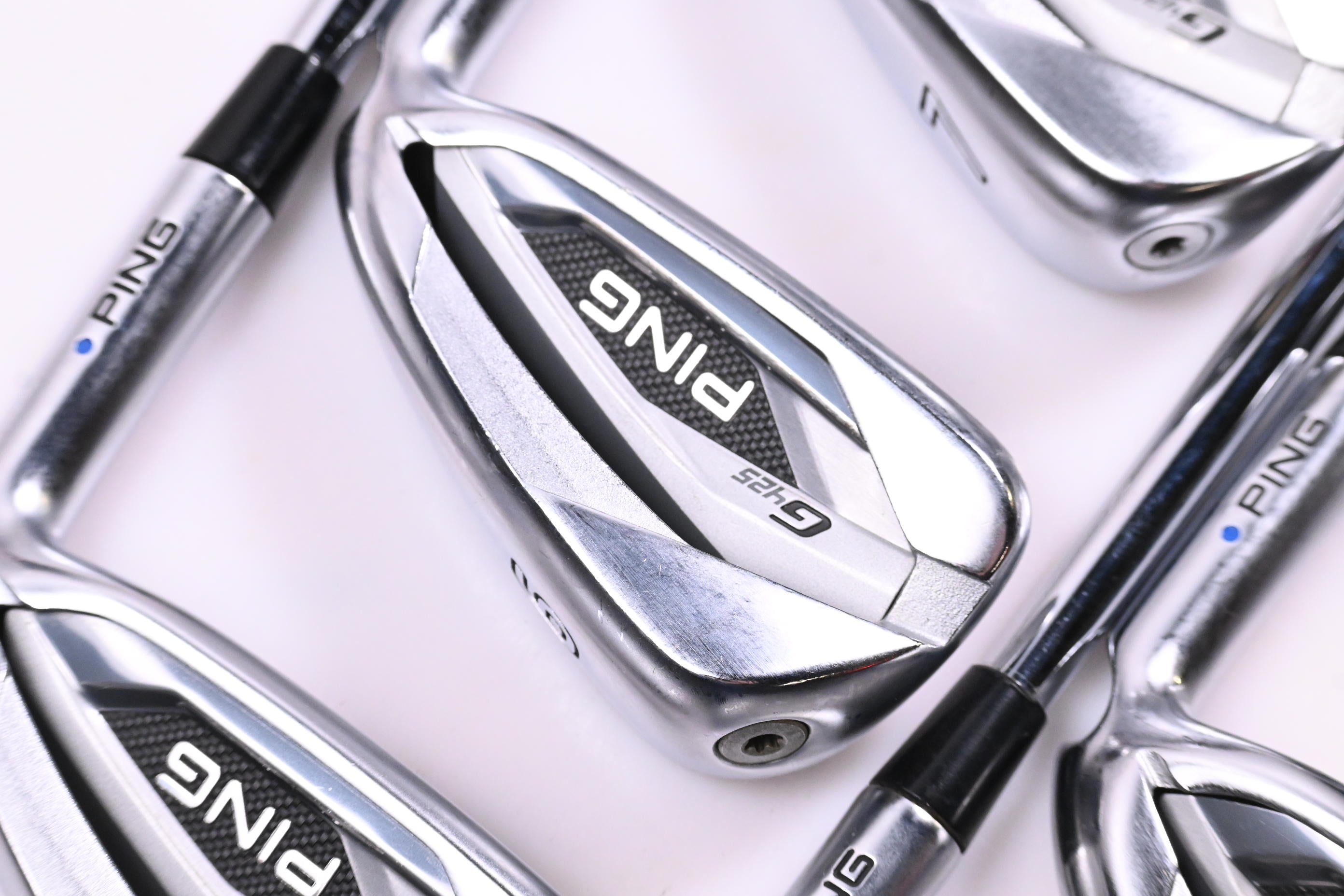 Ping G425 Irons / 5-PW / Blue Dot / Stiff Flex Ping AWT 2.0 Shafts