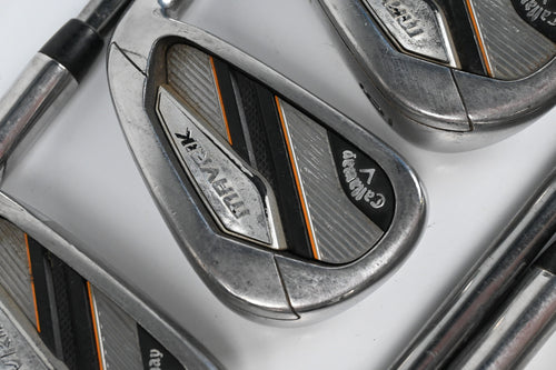 Callaway Mavrik Irons / 4-PW+GW / Stiff Flex Catalyst 80 Shafts