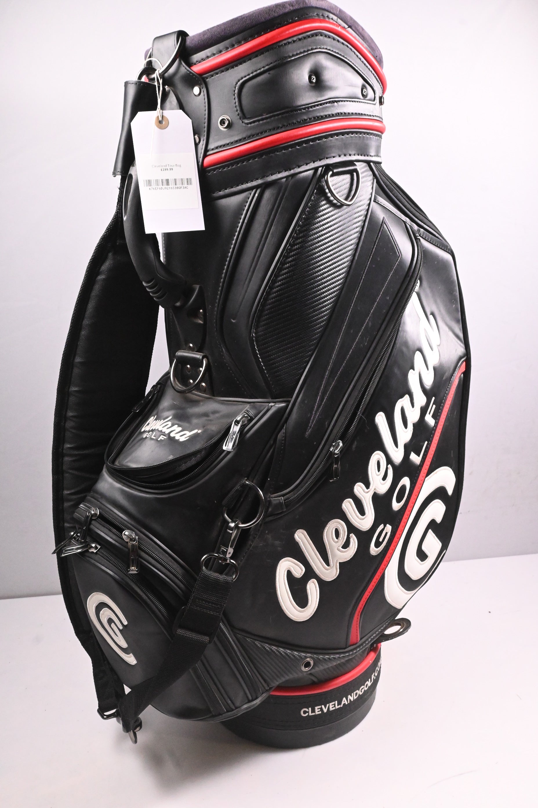 Cleveland Tour Bag / 6-Way Divider / Black, White, Red