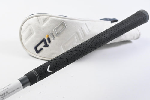 Taylormade Qi10 #3 Hybrid / 19 Degree / Stiff Flex HZRDUS Silver 75 Shaft