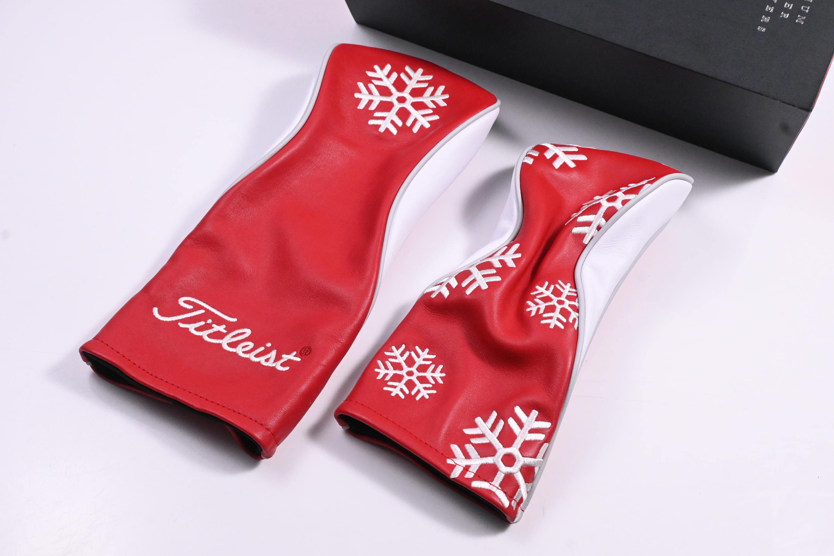 Titleist Holiday Limited Edition Premium Leather Headcover Set / Driver, Fairway