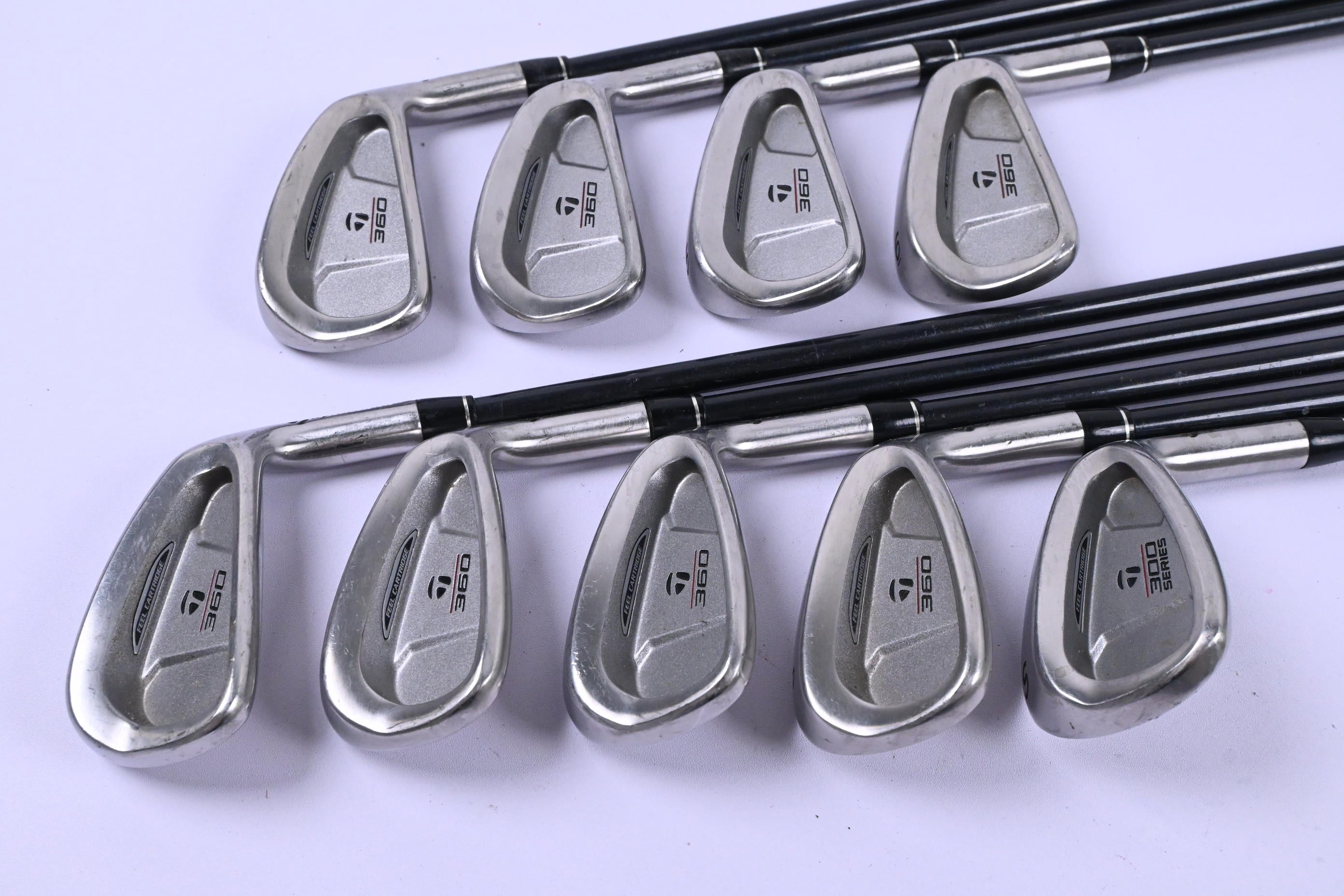 Taylormade 360 Series Irons / 3-PW+SW / Regular Flex Taylormade Lite 80 Shafts