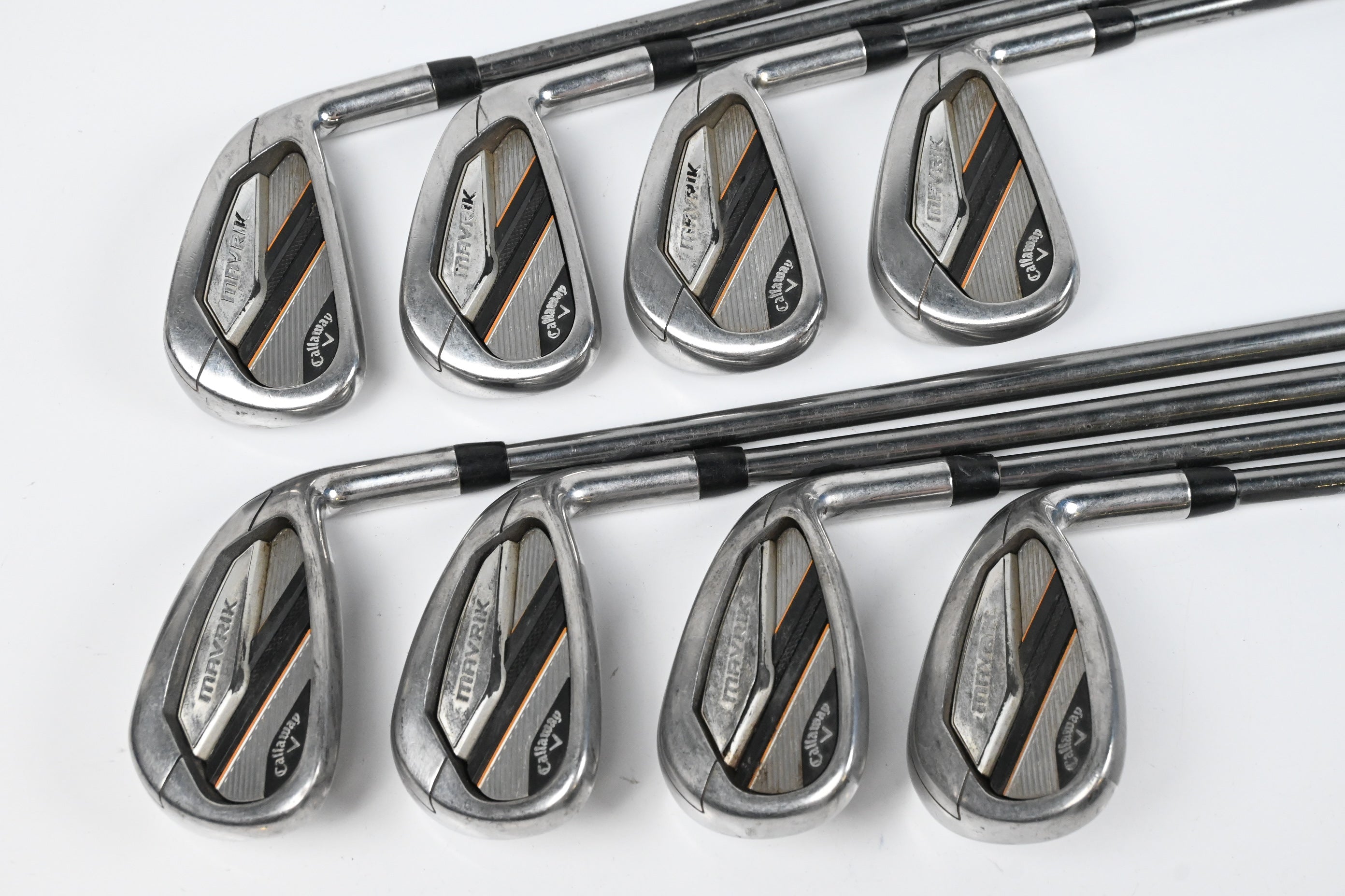 Callaway Mavrik Irons / 4-PW+GW / Stiff Flex Catalyst 80 Shafts