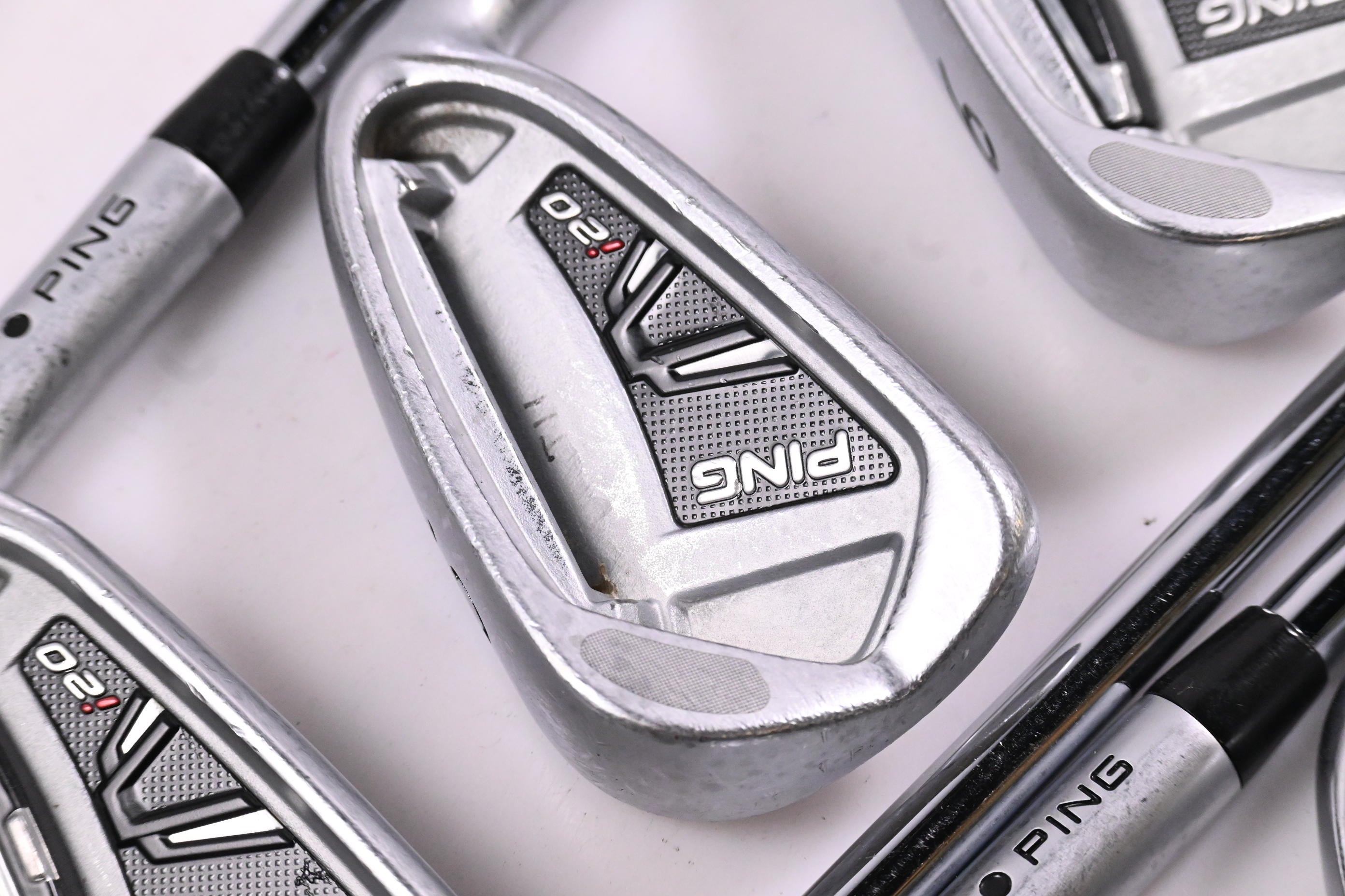 Ping i20 Irons / 4-PW / Black Dot / Stiff Flex Ping CFS Shafts