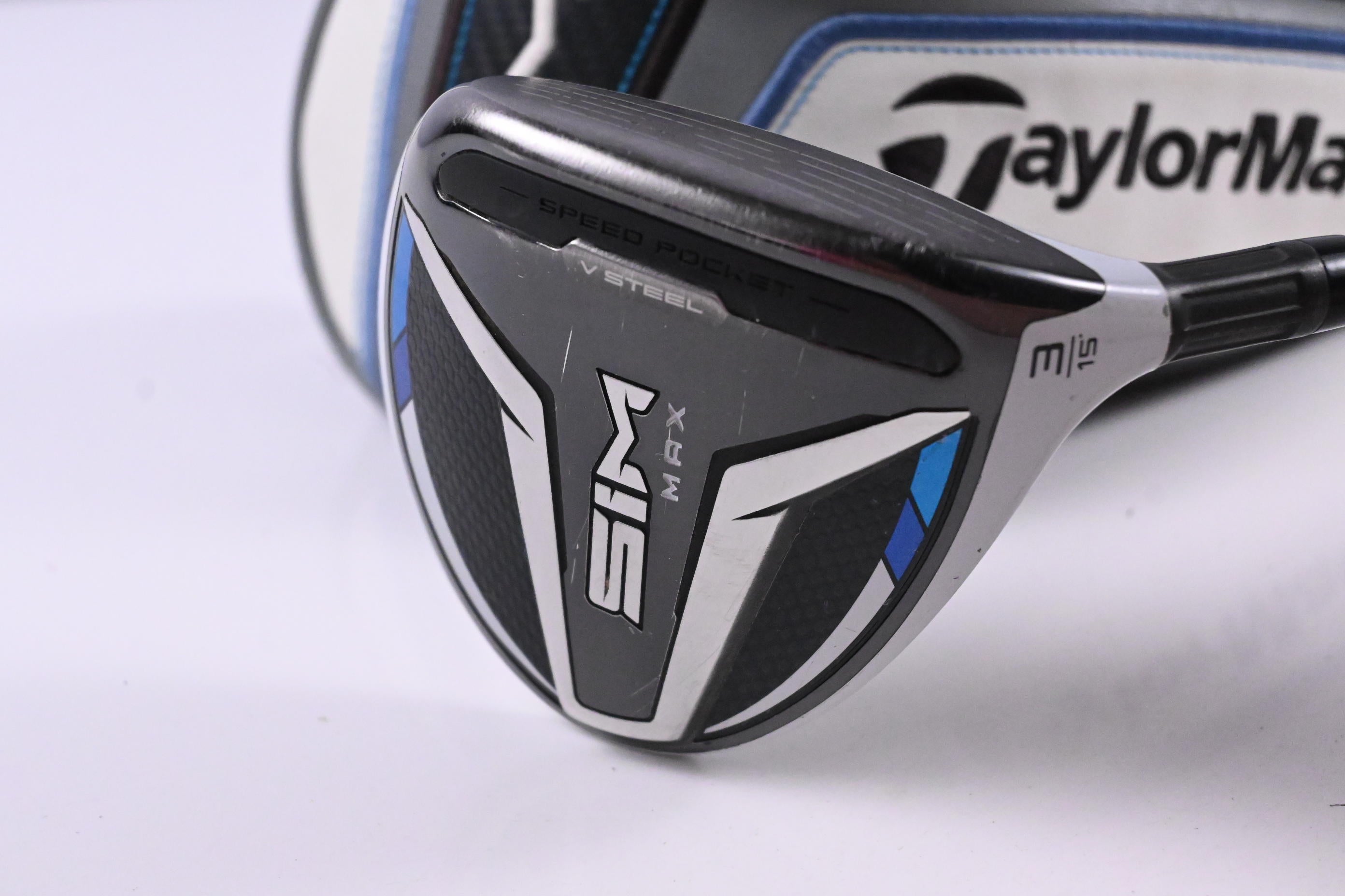 Taylormade SIM Max #3 Wood / 15 Degree / Regular Flex Ventus Blue 5 Shaft