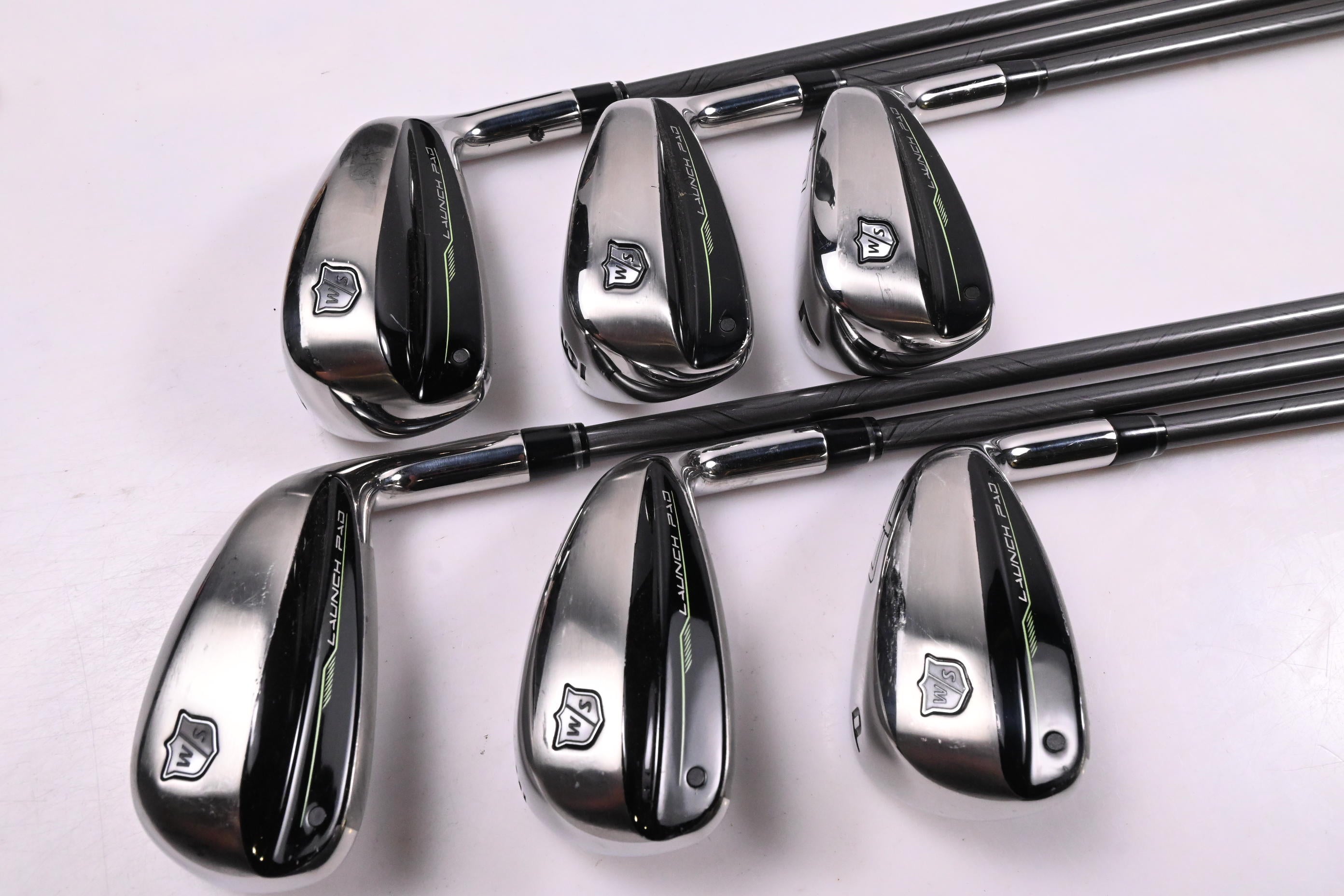 Wilson Launch Pad 2022 Irons / 5-PW / Senior Flex Evenflow 55 Shafts