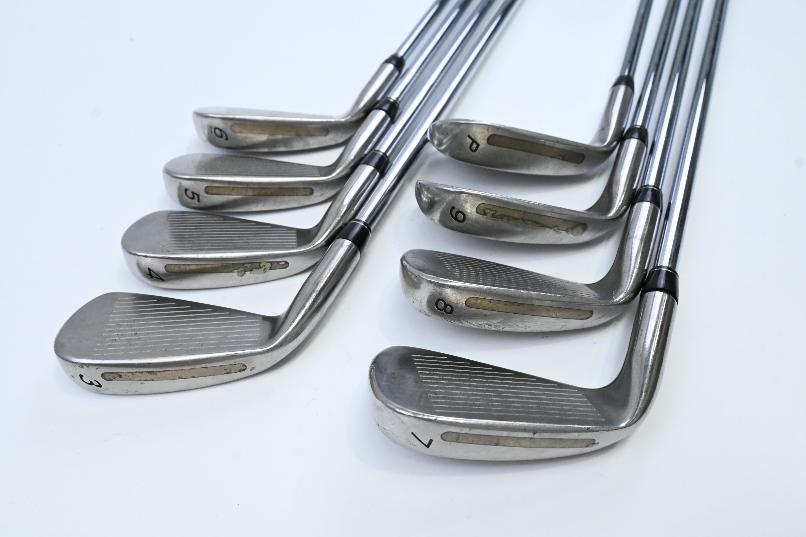 Taylormade 320 Steel Irons / 3-PW / Regular Flex Taylormade Flighted Rifle 80