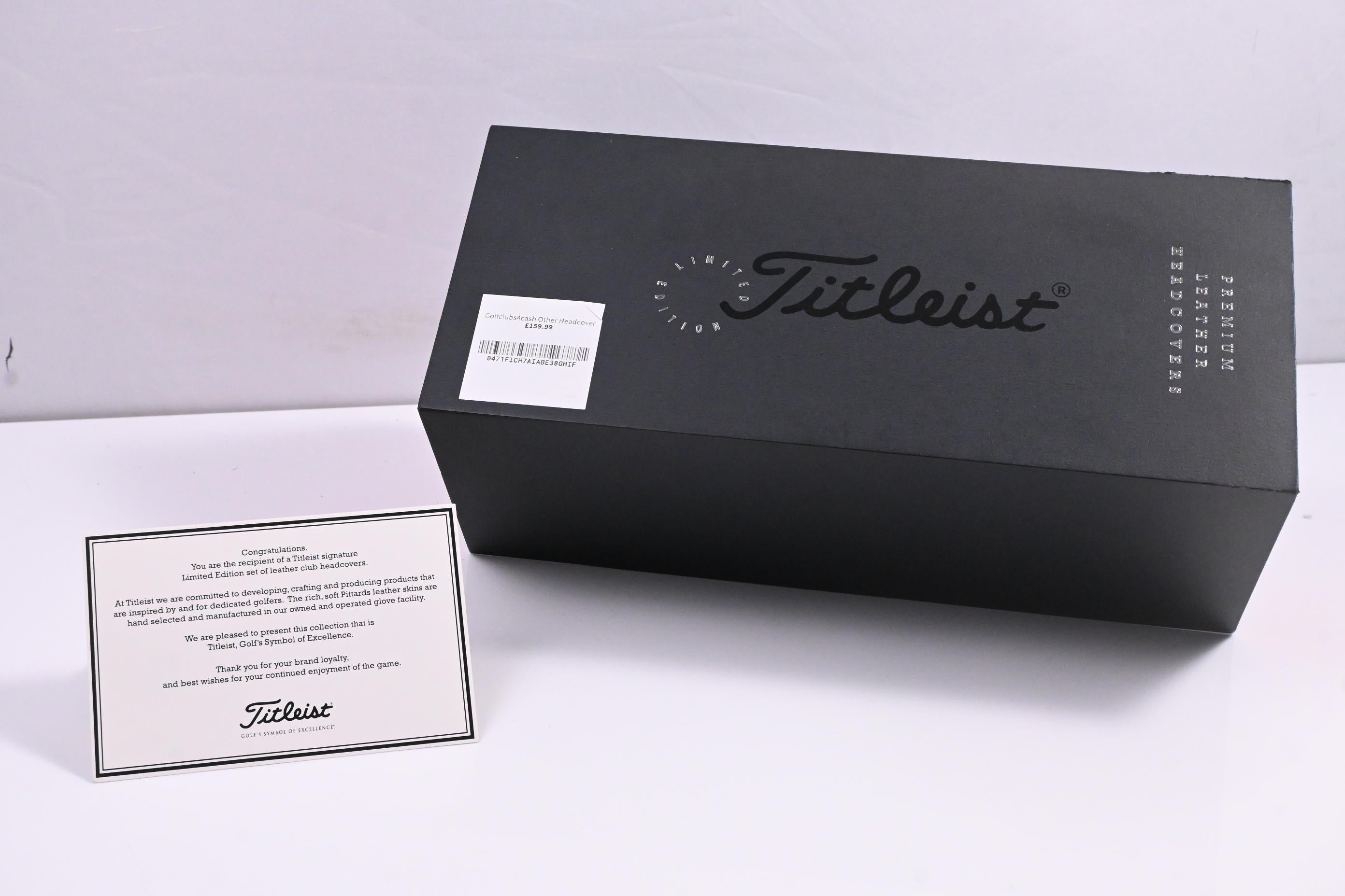 Titleist Holiday Limited Edition Premium Leather Headcover Set / Driver, Fairway