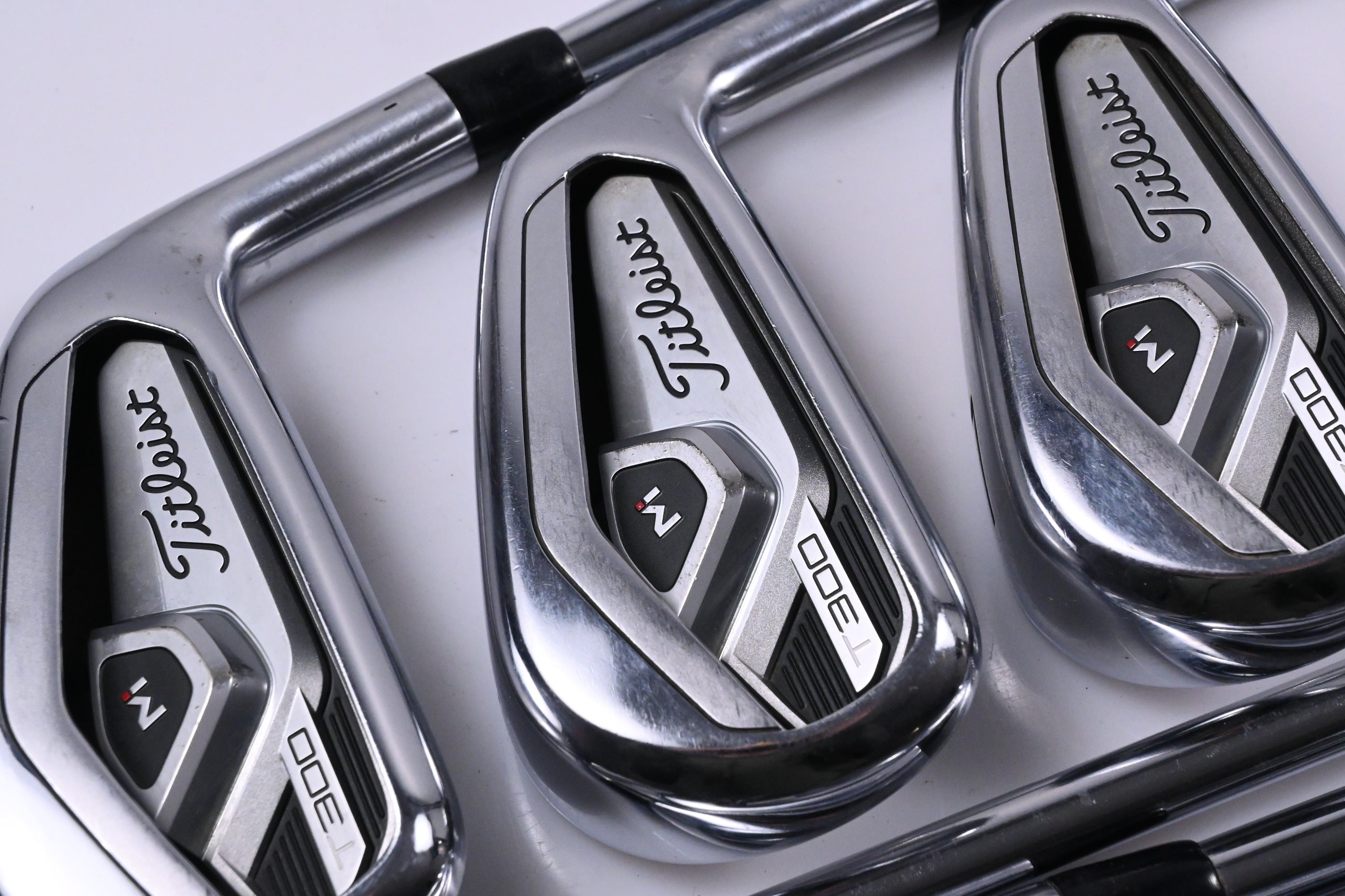 Titleist T300 2021 Irons / 5-PW+GW / Stiff Flex AMT Black S300 Shafts