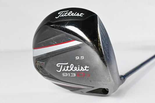 Titleist 913 D3 Driver / 9.5 Degree / Stiff Flex Aldila RIP Phenom 70 Shaft