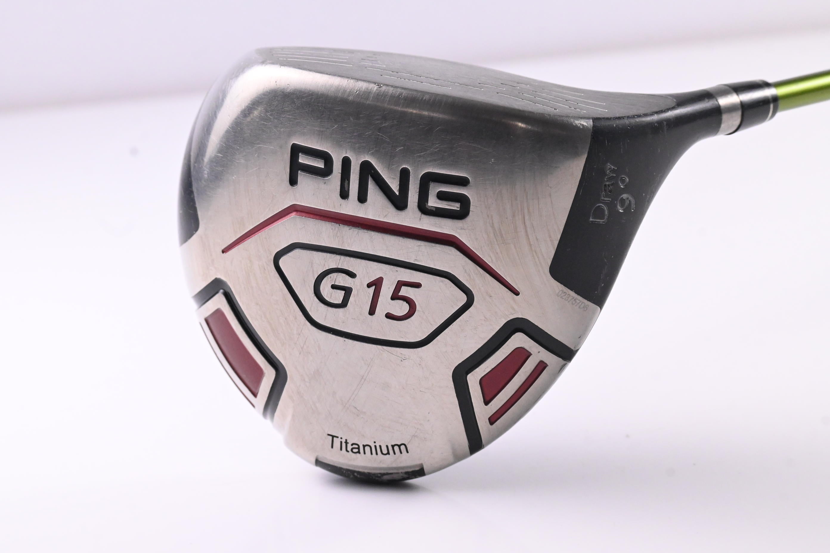 Ping G15 Driver / 9 Degree / Regular Flex Aldila NV Green 55 Shaft