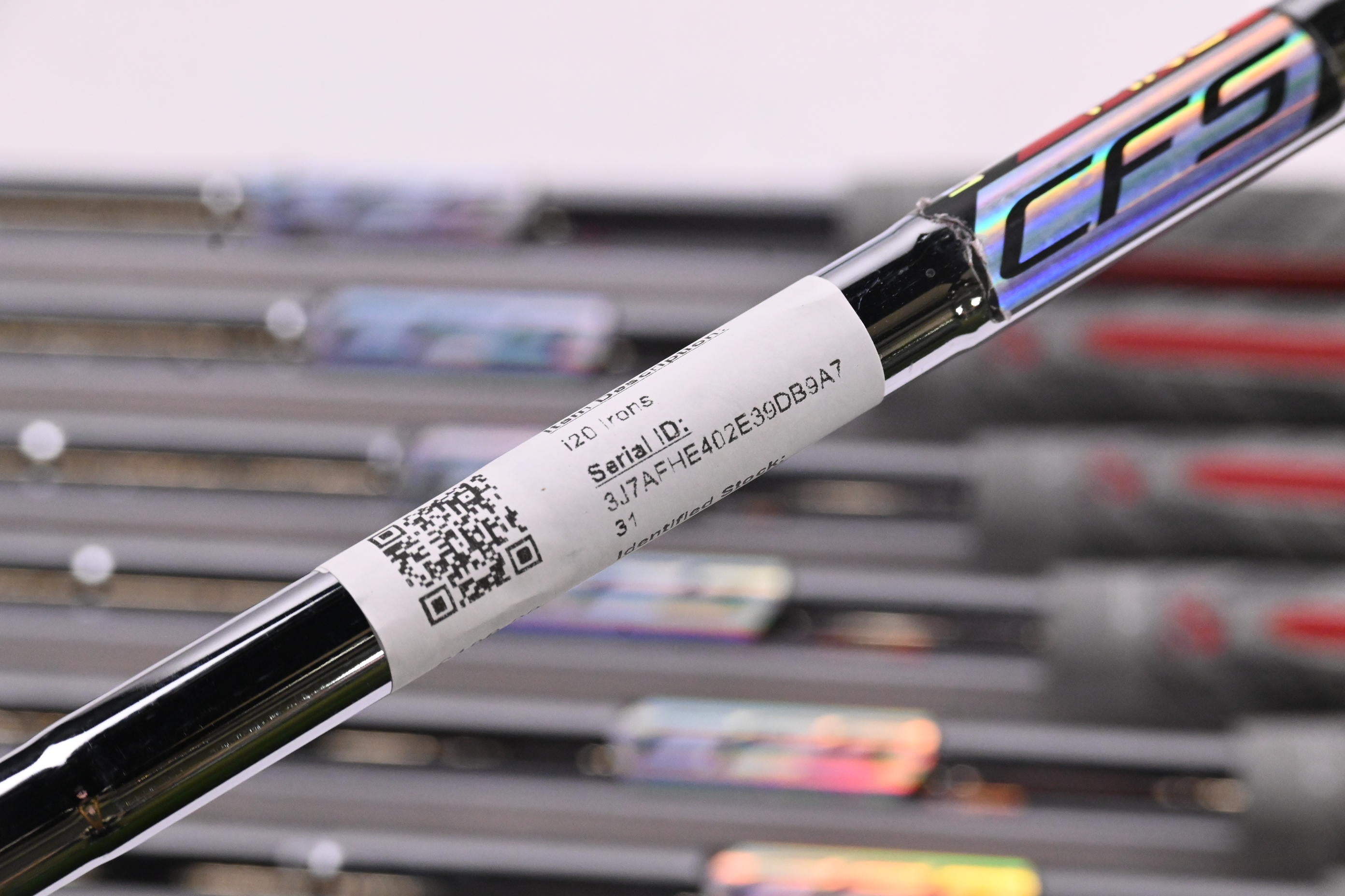Ping i20 Irons / 4-PW / Black Dot / Stiff Flex Ping CFS Shafts