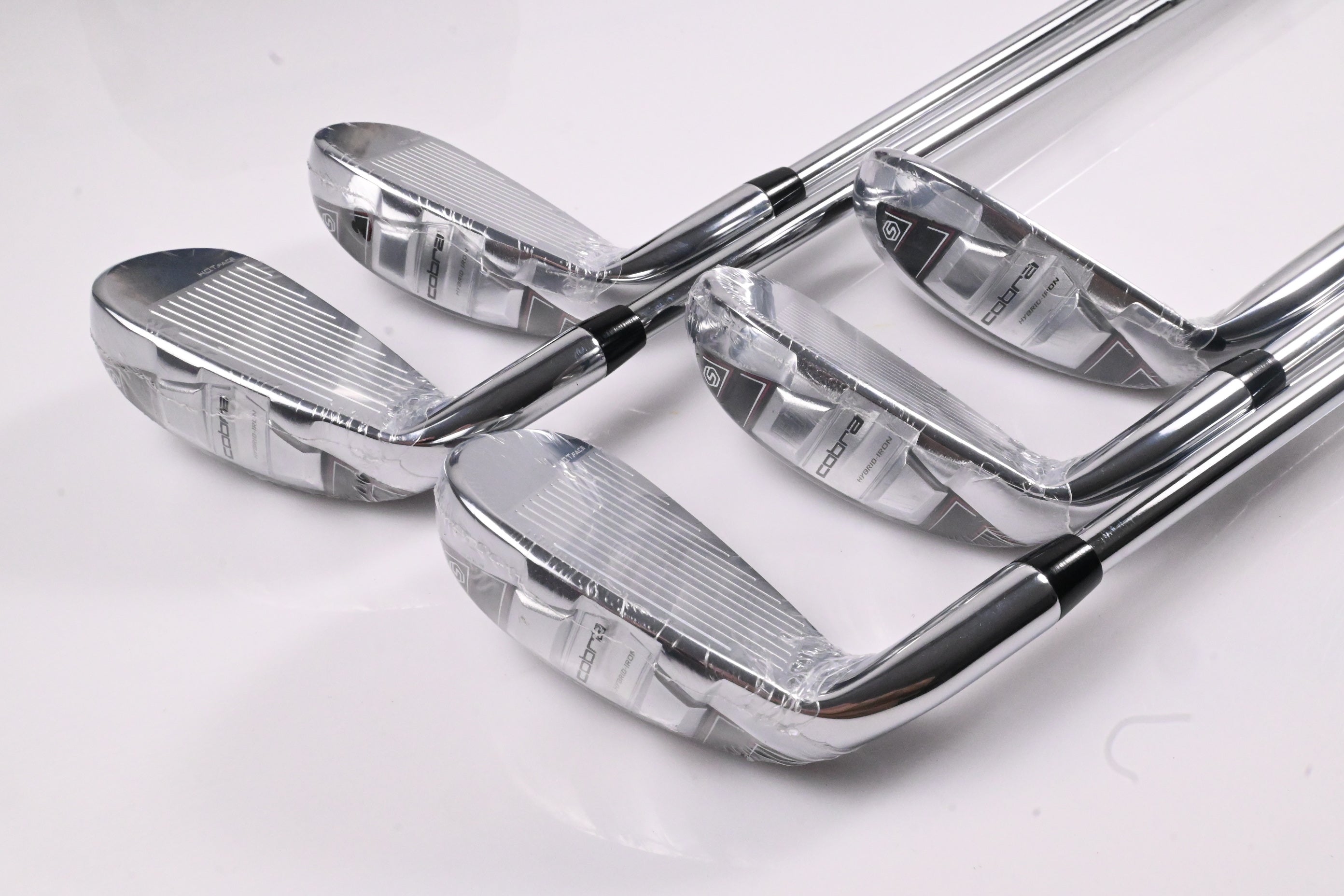 Cobra T-Rail 2023 Hybrid Irons / 7-PW+SW / Regular Flex KBS Tour 90 Shafts