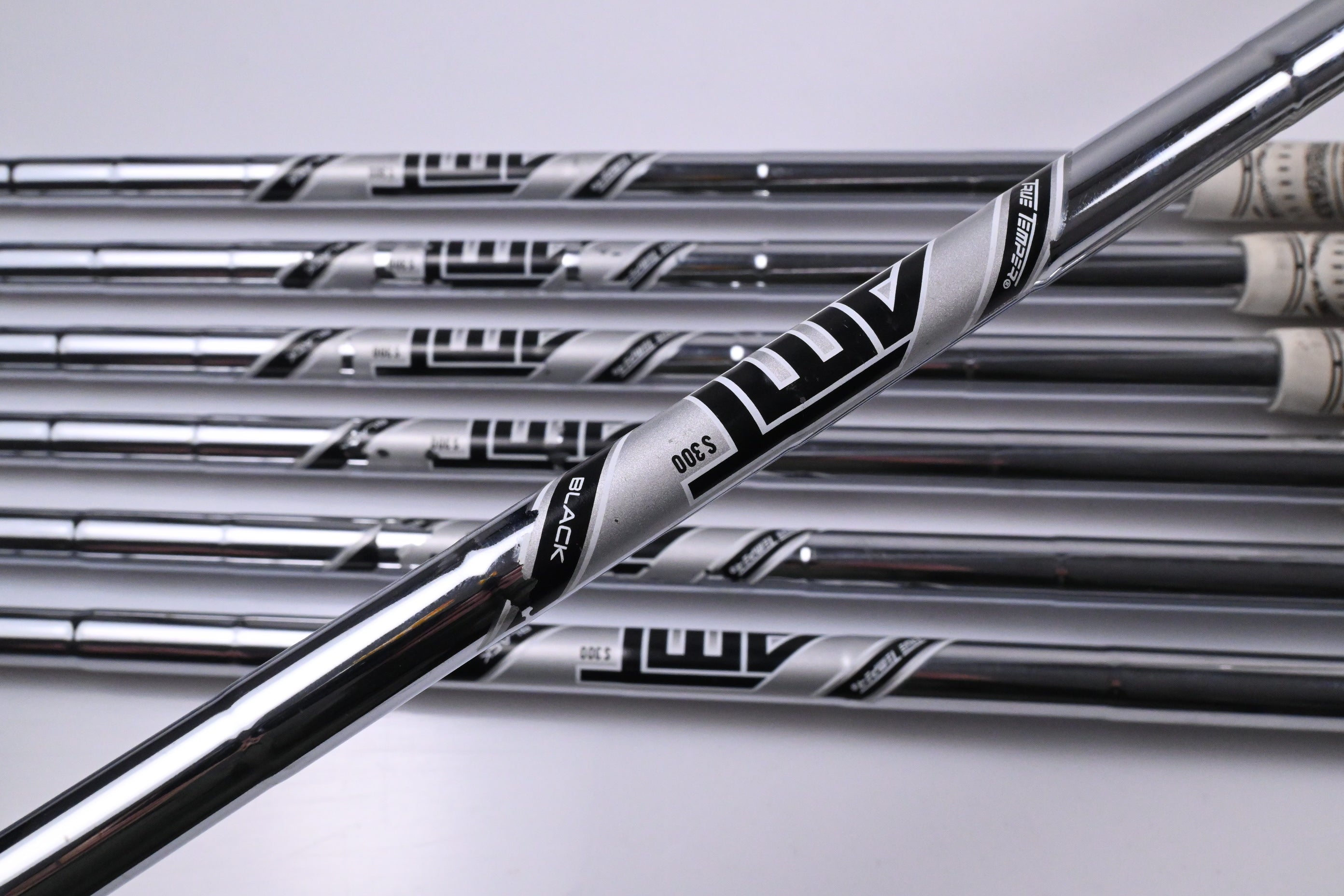 Titleist T300 2021 Irons / 5-PW+GW / Stiff Flex AMT Black S300 Shafts