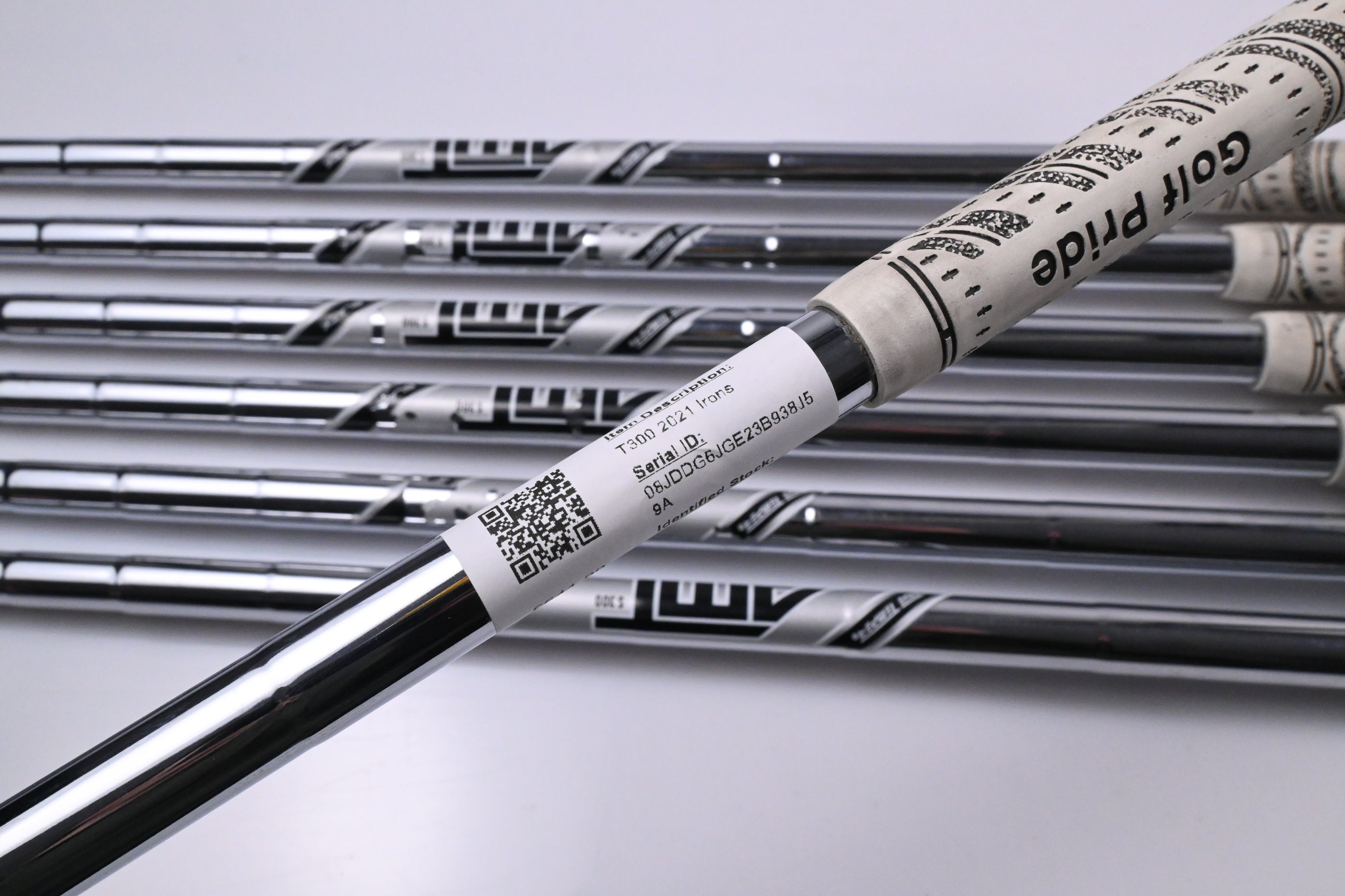 Titleist T300 2021 Irons / 5-PW+GW / Stiff Flex AMT Black S300 Shafts