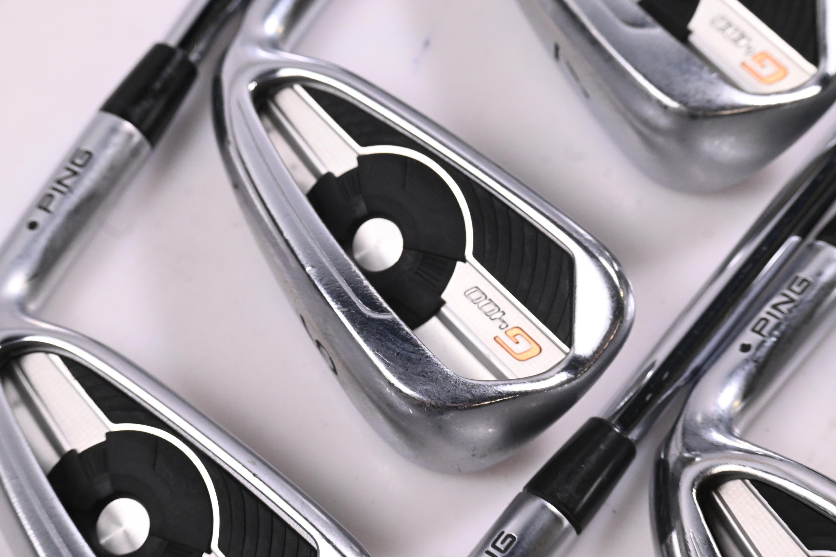 Ping G400 Irons / 5-PW / Black Dot / Regular Flex Ping AWT 2.0 Shafts