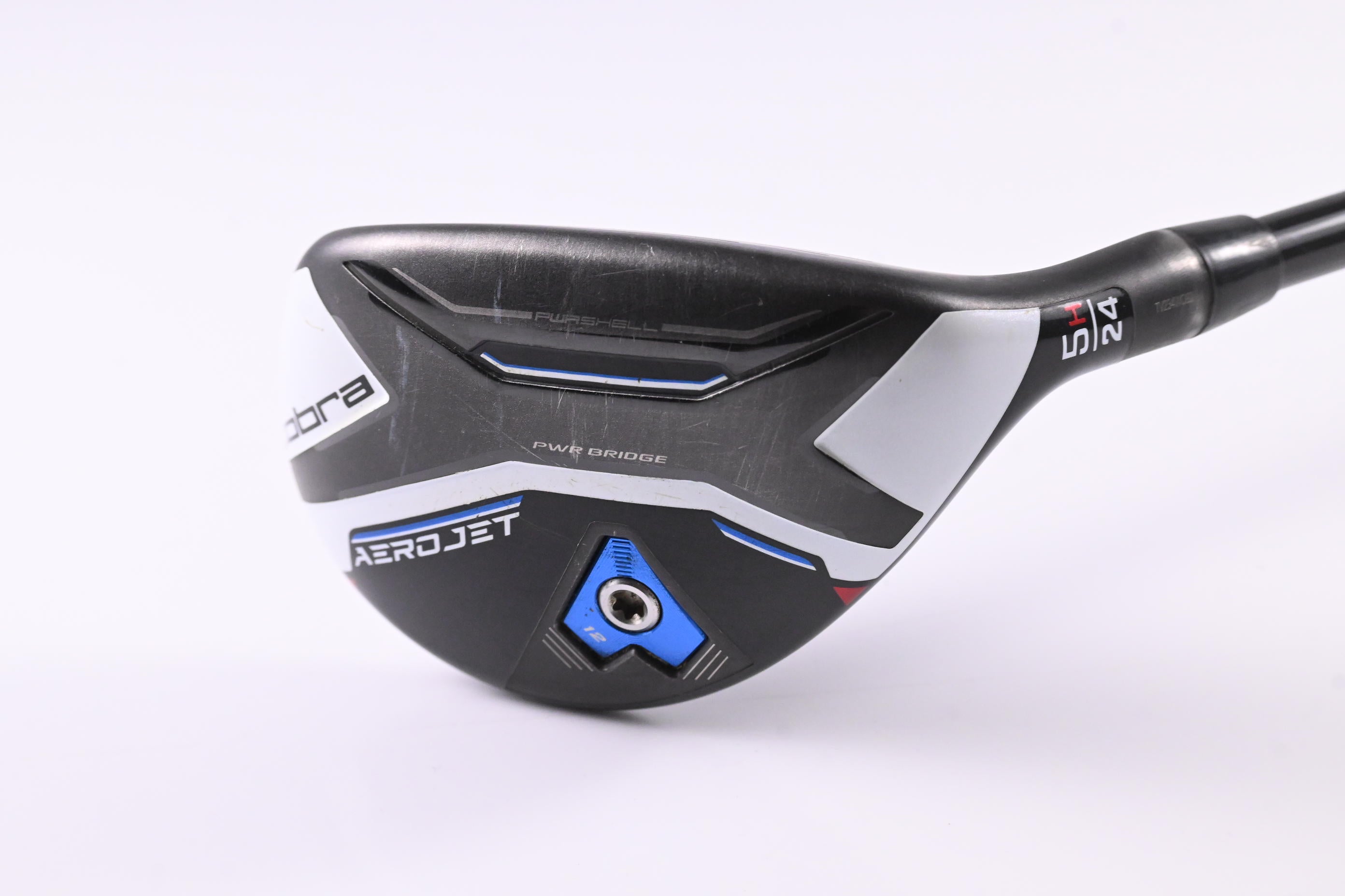 Cobra Aerojet #5 Hybrid / 24 Degree / Stiff Flex Kai'Li Red 85 Shaft