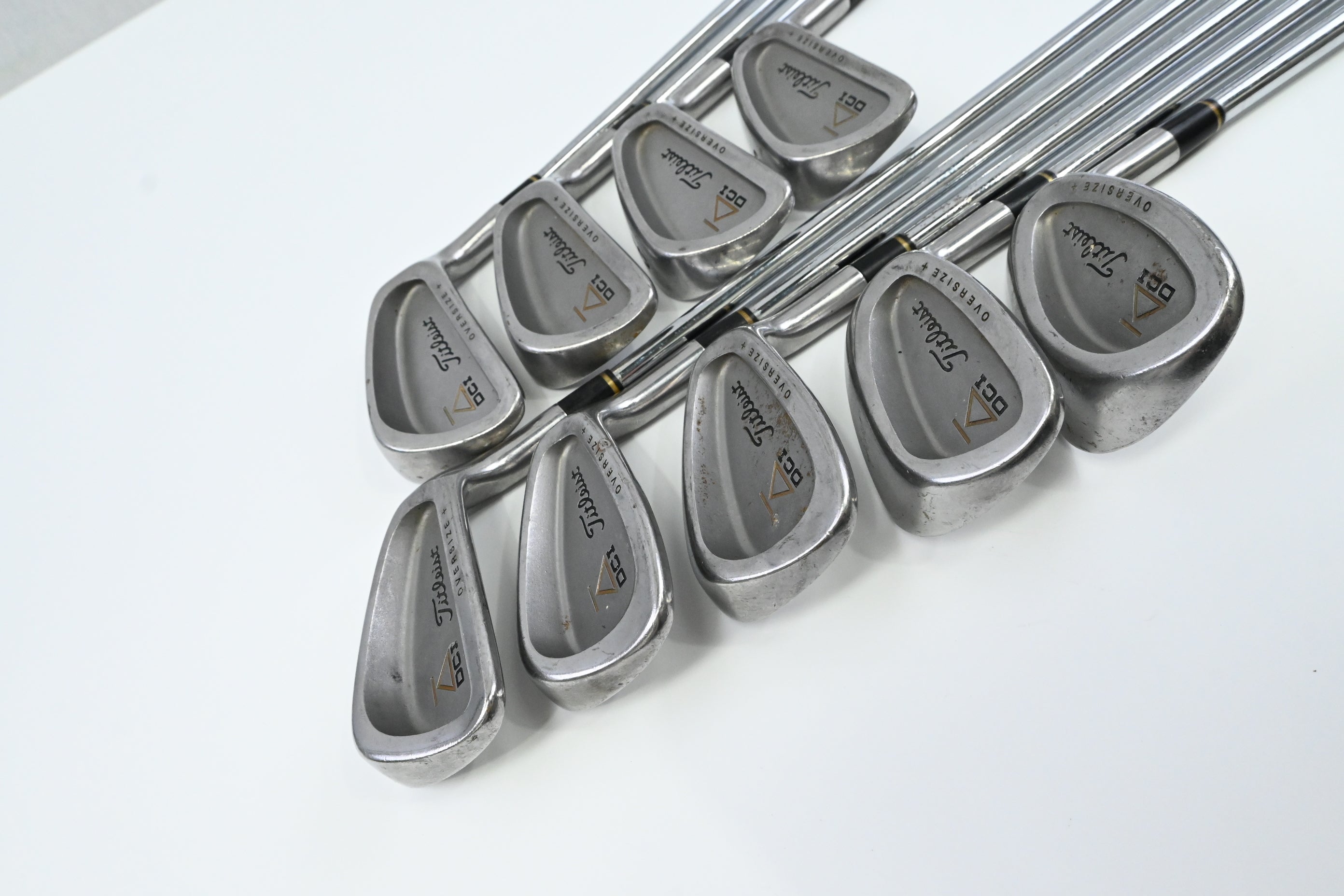 Titleist DCI Oversize+ Irons / 3-PW+SW / Regular Flex Titleist Tri Spec Shafts