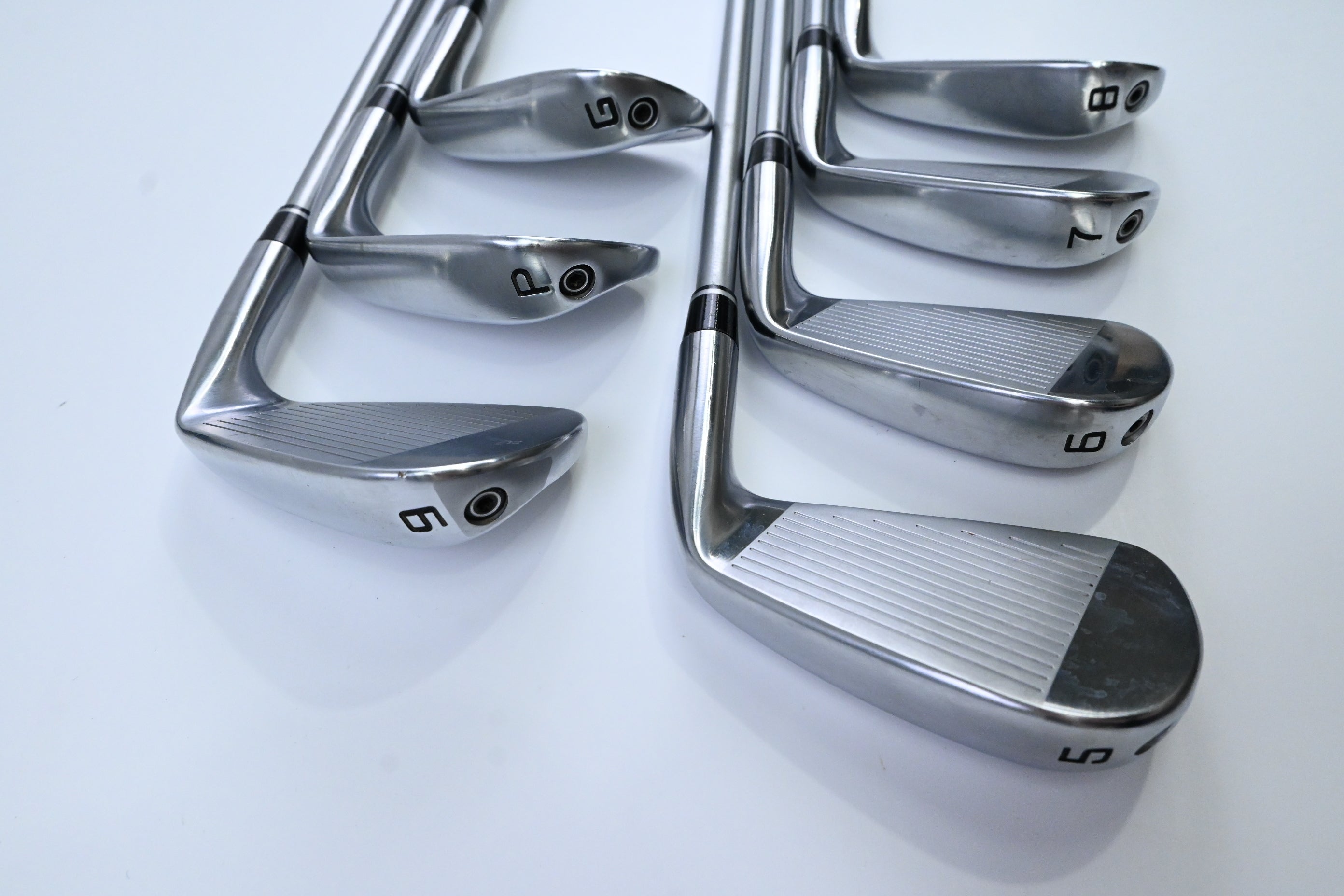 Left Hand Cobra Forged Tec 2022 Irons / 5-PW+GW / Regular Flex KBS C-Taper Lite
