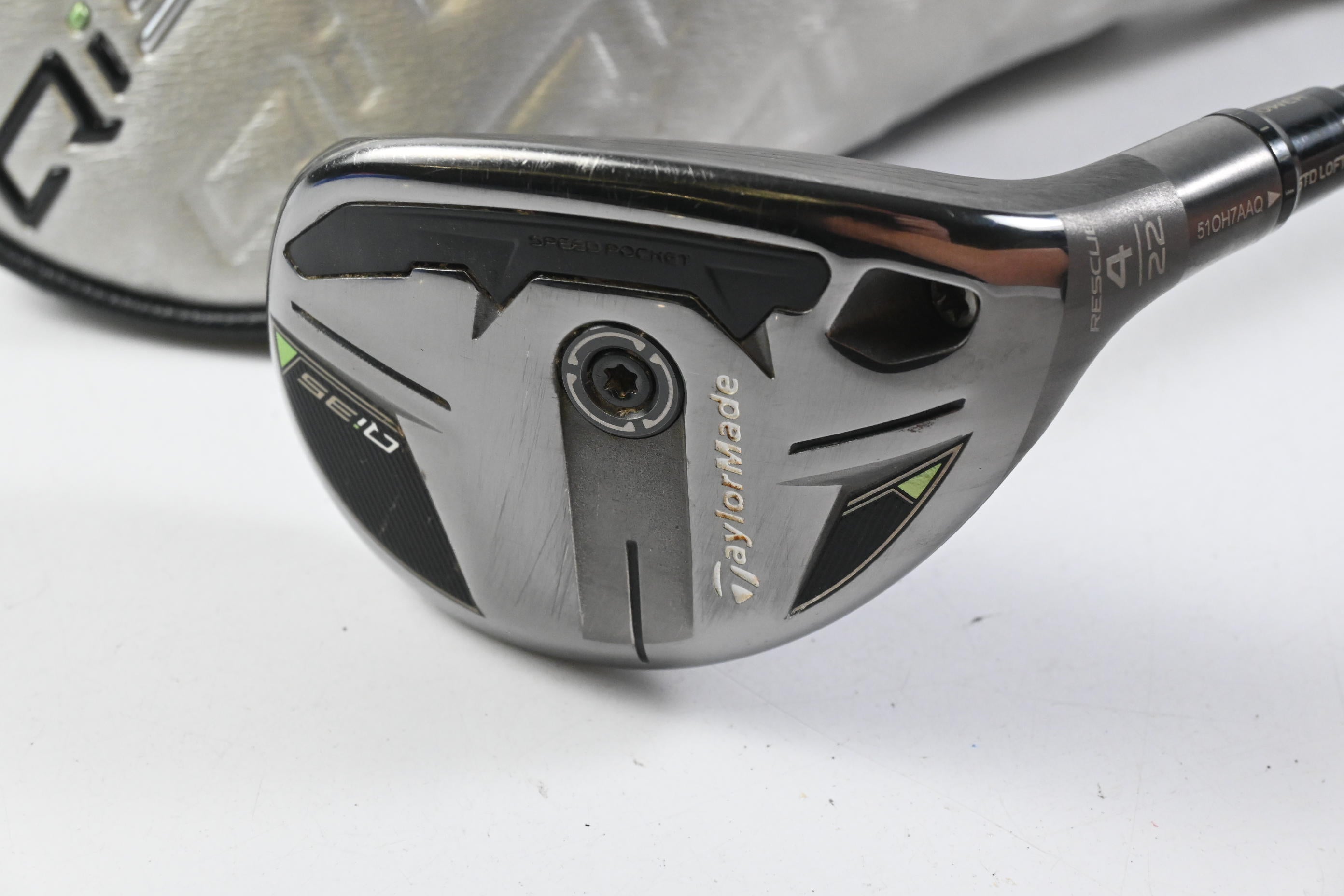 Taylormade Qi35 #4 Hybrid / 22 Degree / X-Flex Kai'li Blue Dark Waves 95 Shaft