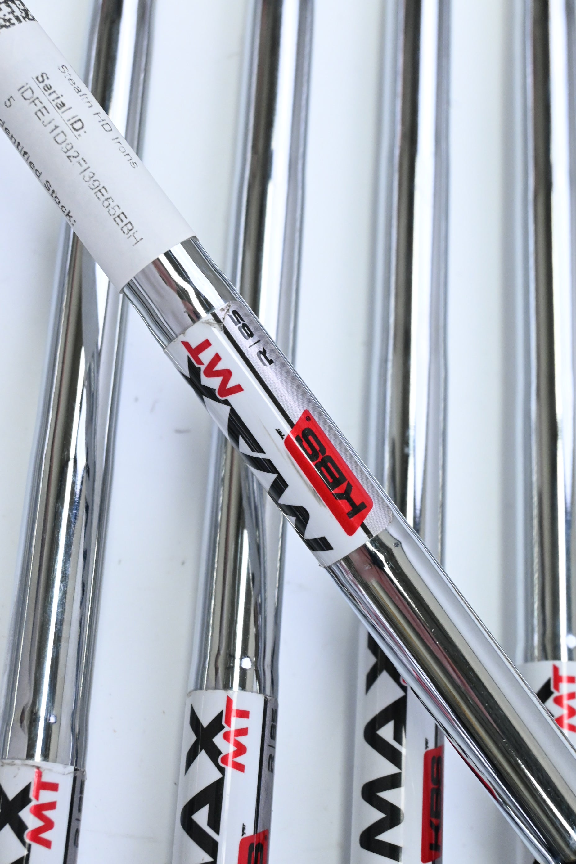 Taylormade Stealth HD Irons / 5-PW+SW+LW / Regular Flex KBS Max MT 85 Shafts