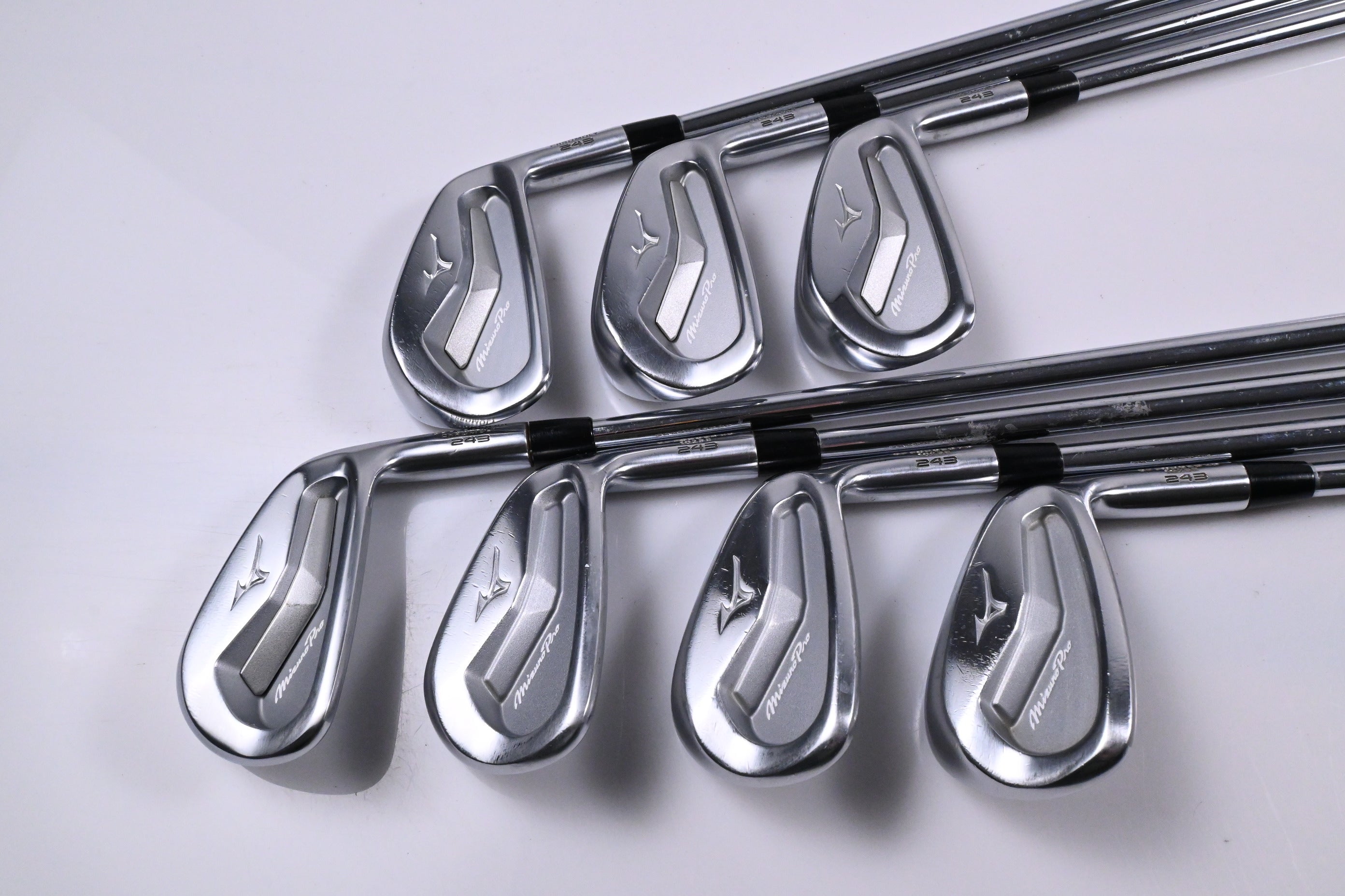 Mizuno Pro 243 Irons / 4-PW / Stiff Flex Project X Steel Shafts