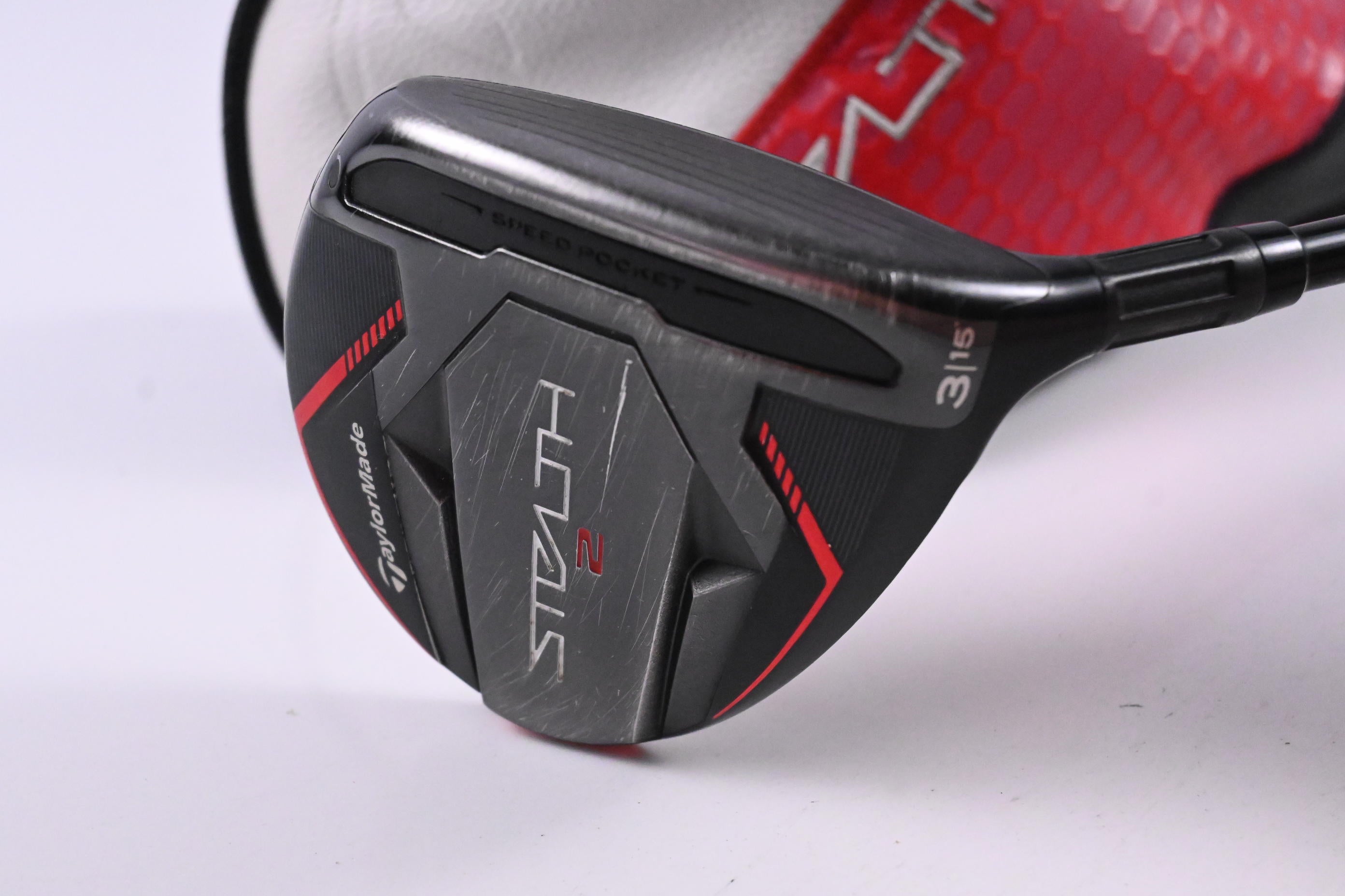 Taylormade Stealth 2 #3 Wood / 15 Degree / Stiff Flex HZRDUS Gen4 Black 60 Shaft