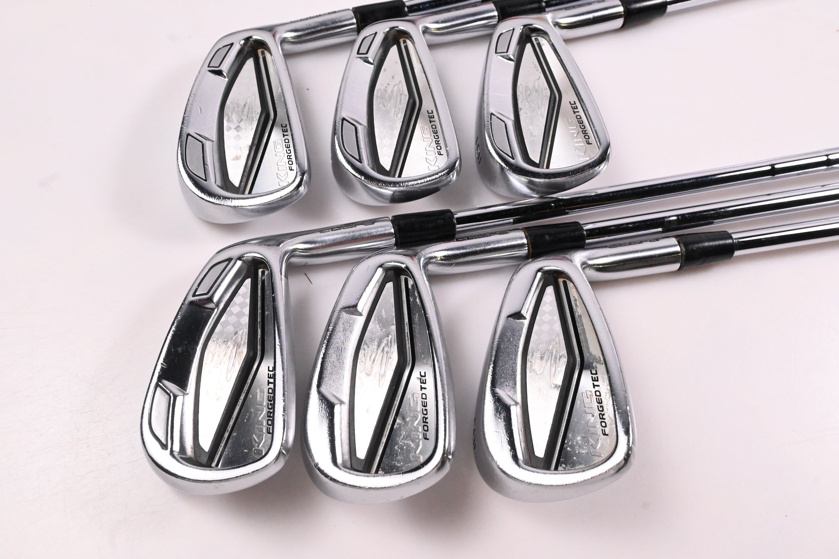 Cobra King Forged Tec Irons / 4-9i / Stiff Flex Cobra Shafts