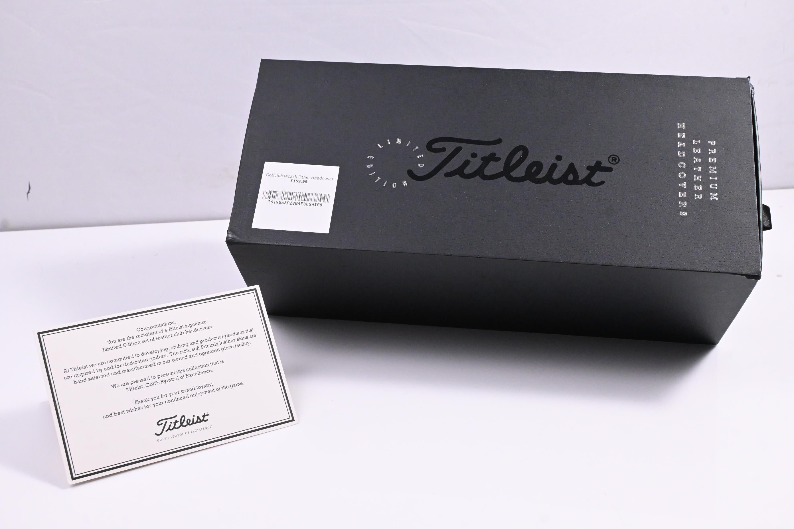 Titleist Limited Edition Holiday Premium Leather Headcover Set / Driver, Fairway