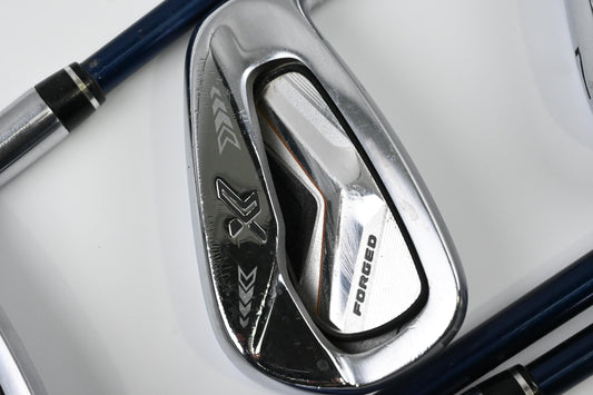 XXIO X 2021 Irons / 5-PW+AW / Stiff Flex Diamana ZX 60 Shafts