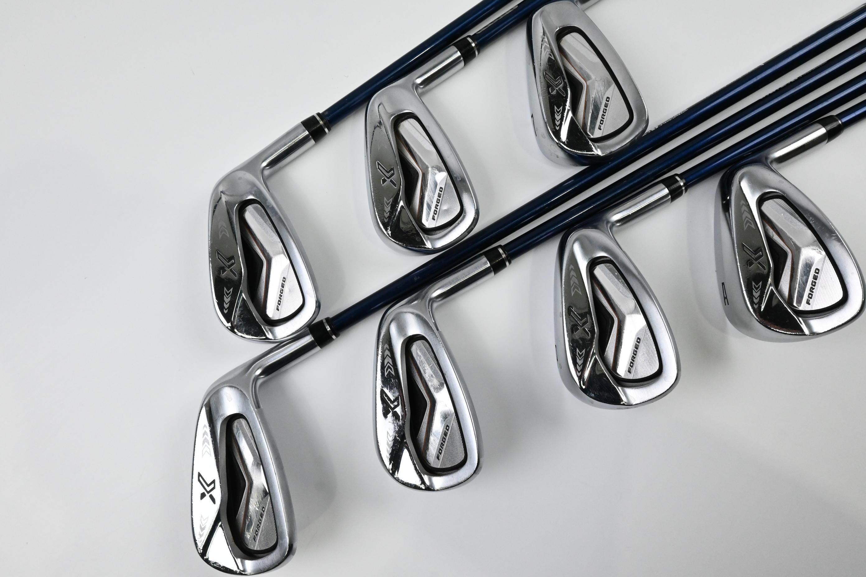 XXIO X 2021 Irons / 5-PW+AW / Stiff Flex Diamana ZX 60 Shafts