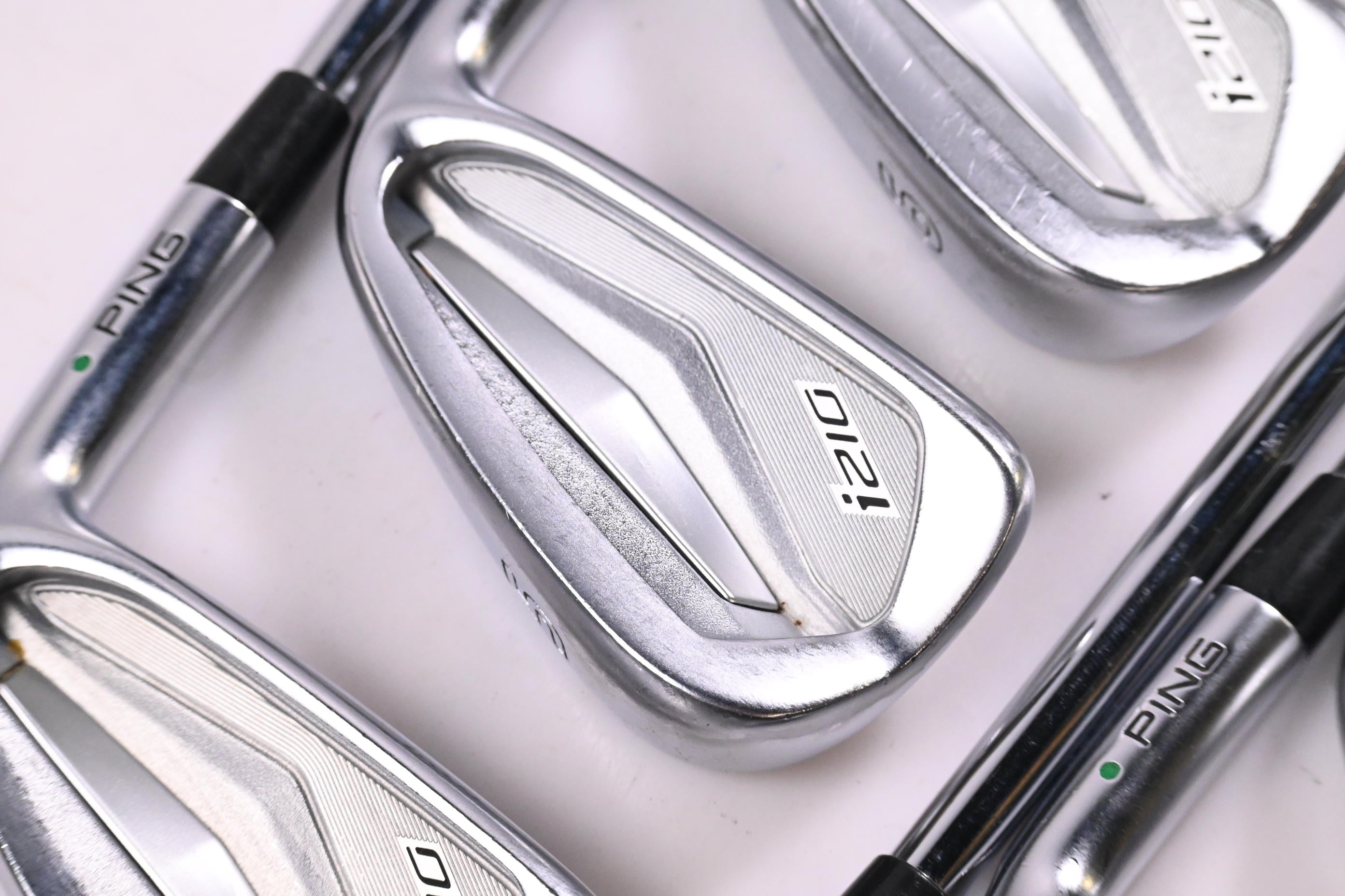 Ping i210 Irons / 4-PW / Green Dot / Regular Flex XP 95 R300 Shafts