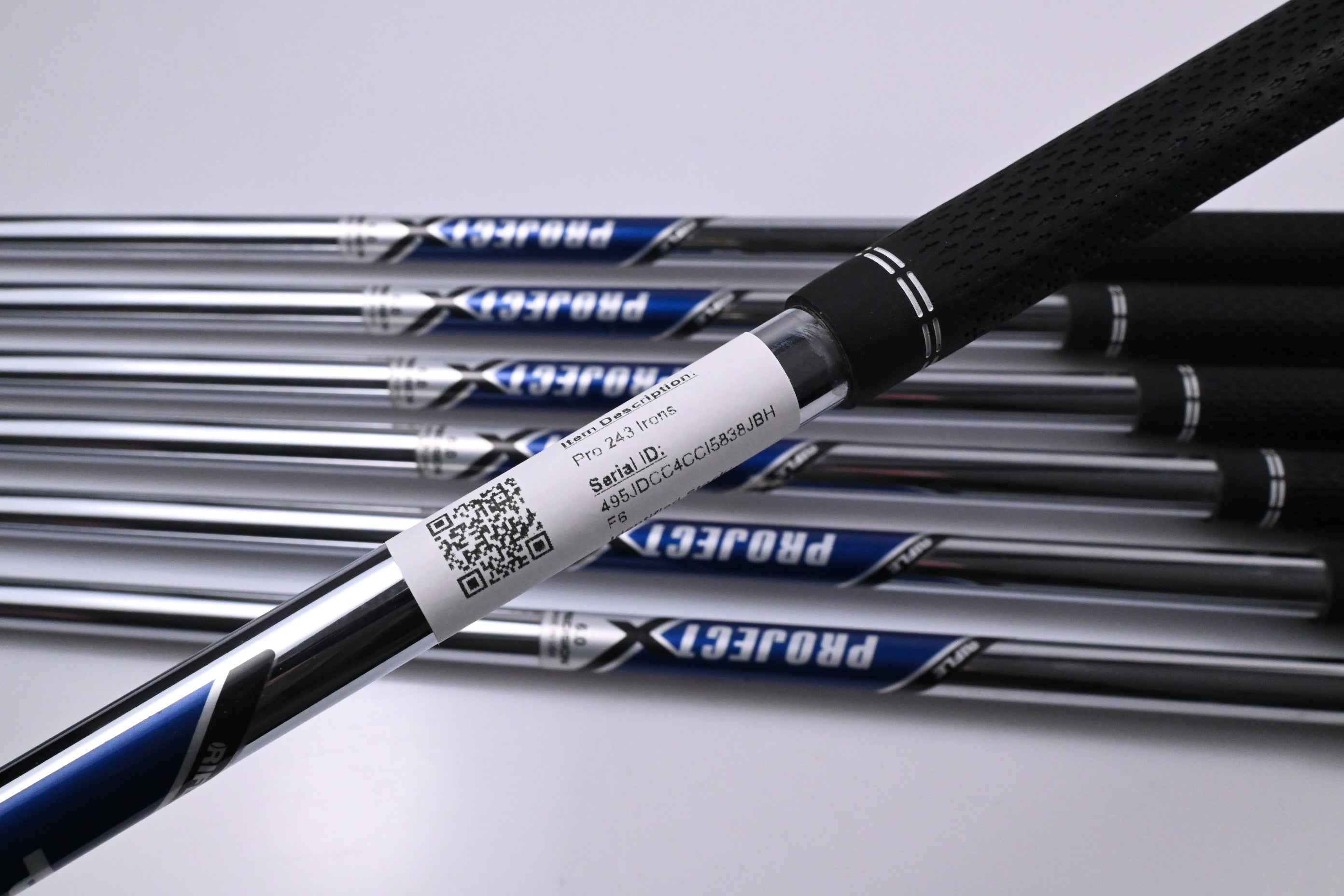 Mizuno Pro 243 Irons / 4-PW / Stiff Flex Project X Steel Shafts