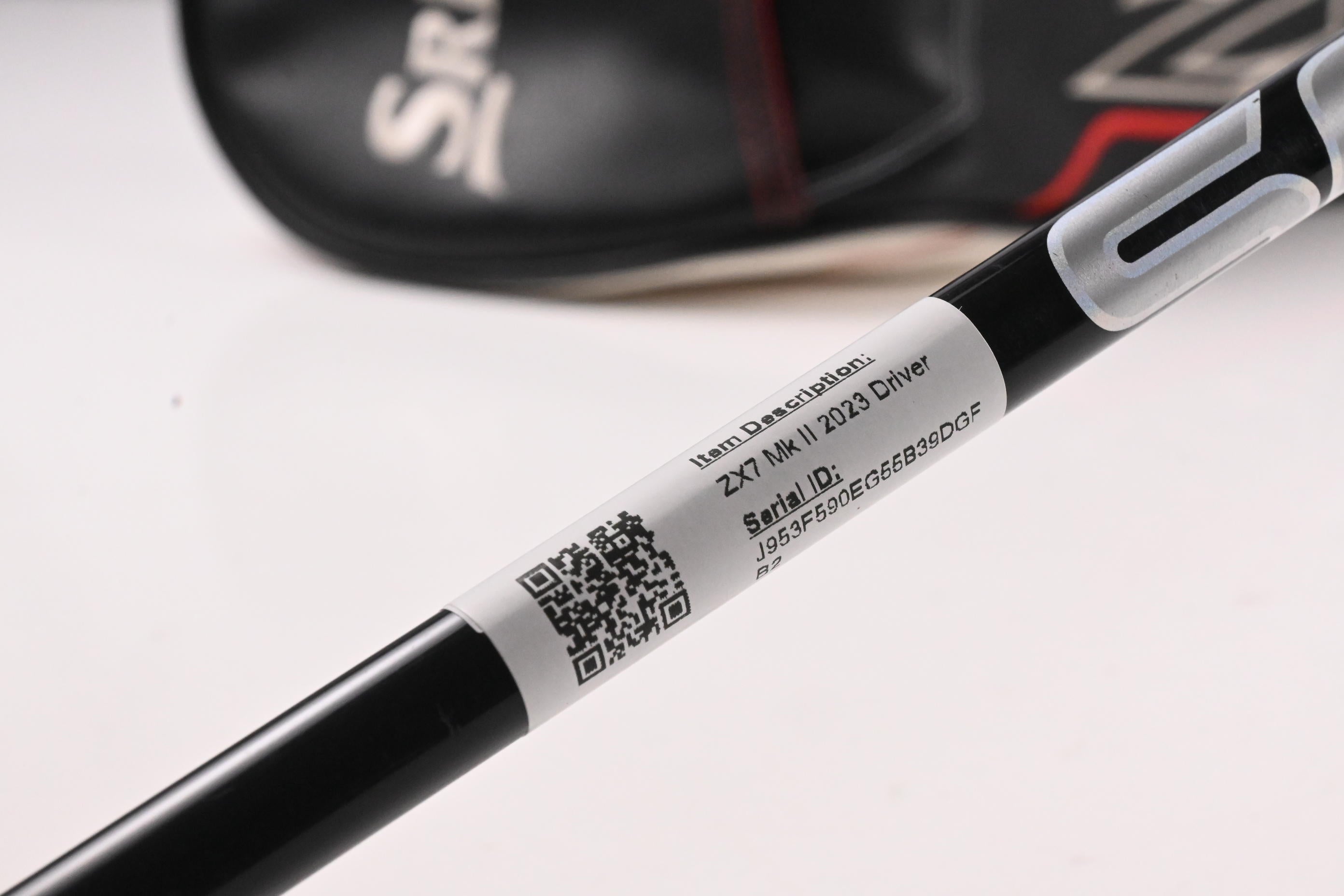Srixon ZX7 Mk II Driver 2023 / 9.5 Degree / Stiff Flex HZRDUS Gen4 Black 60