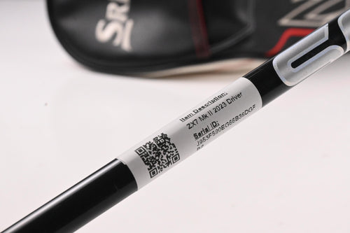 Srixon ZX7 Mk II Driver 2023 / 9.5 Degree / Stiff Flex HZRDUS Gen4 Black 60