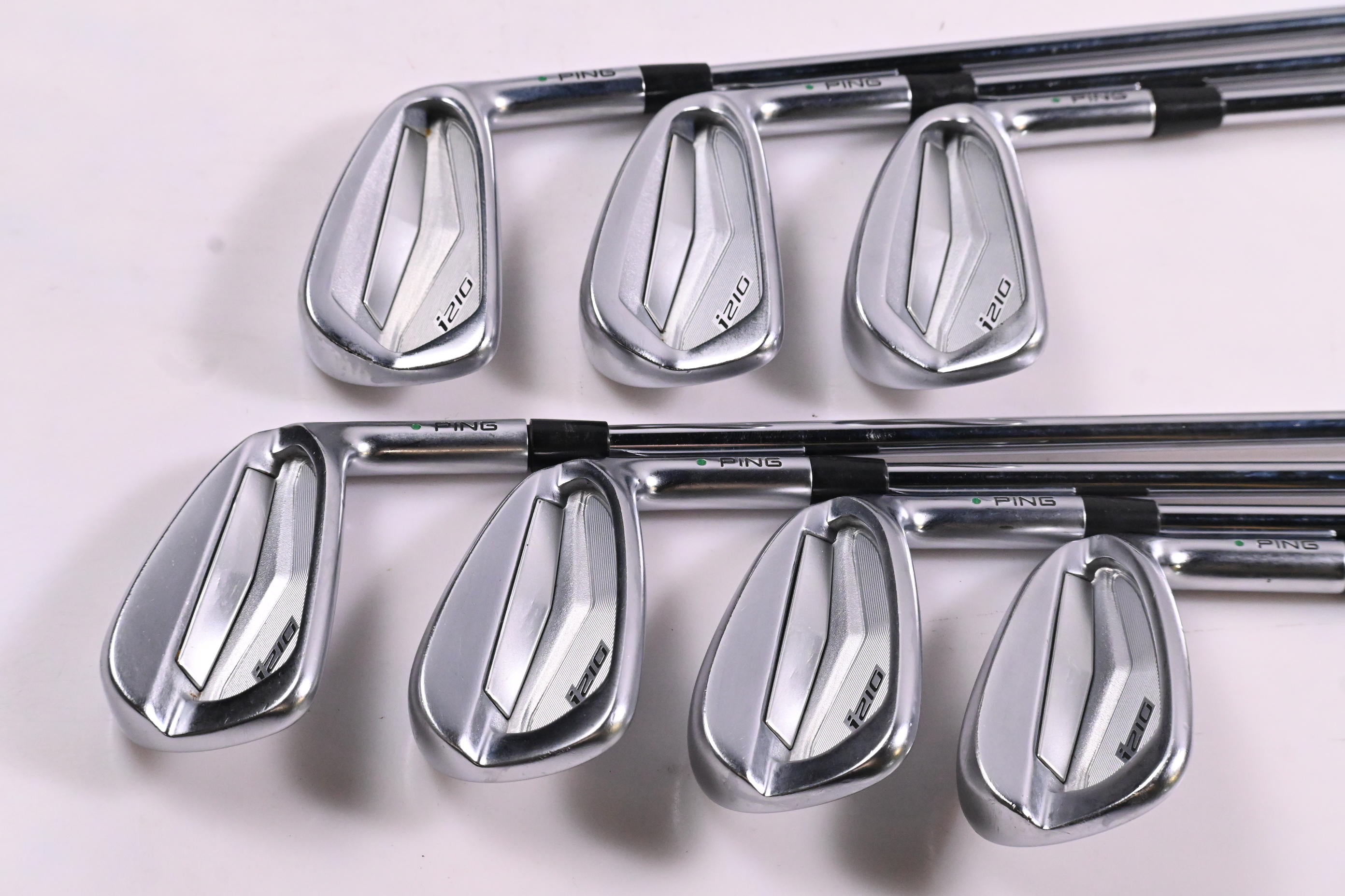Ping i210 Irons / 4-PW / Green Dot / Regular Flex XP 95 R300 Shafts