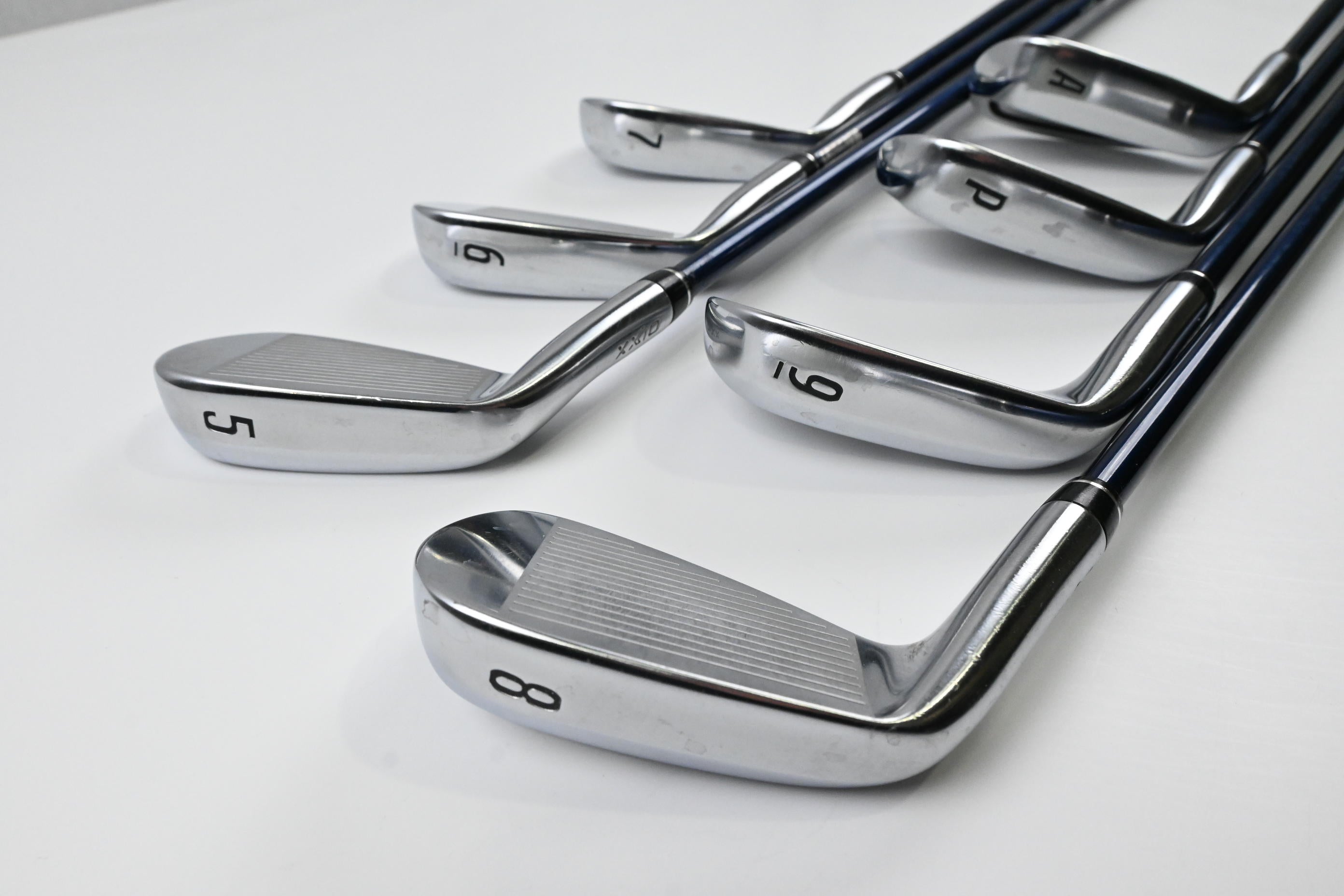 XXIO X 2021 Irons / 5-PW+AW / Stiff Flex Diamana ZX 60 Shafts