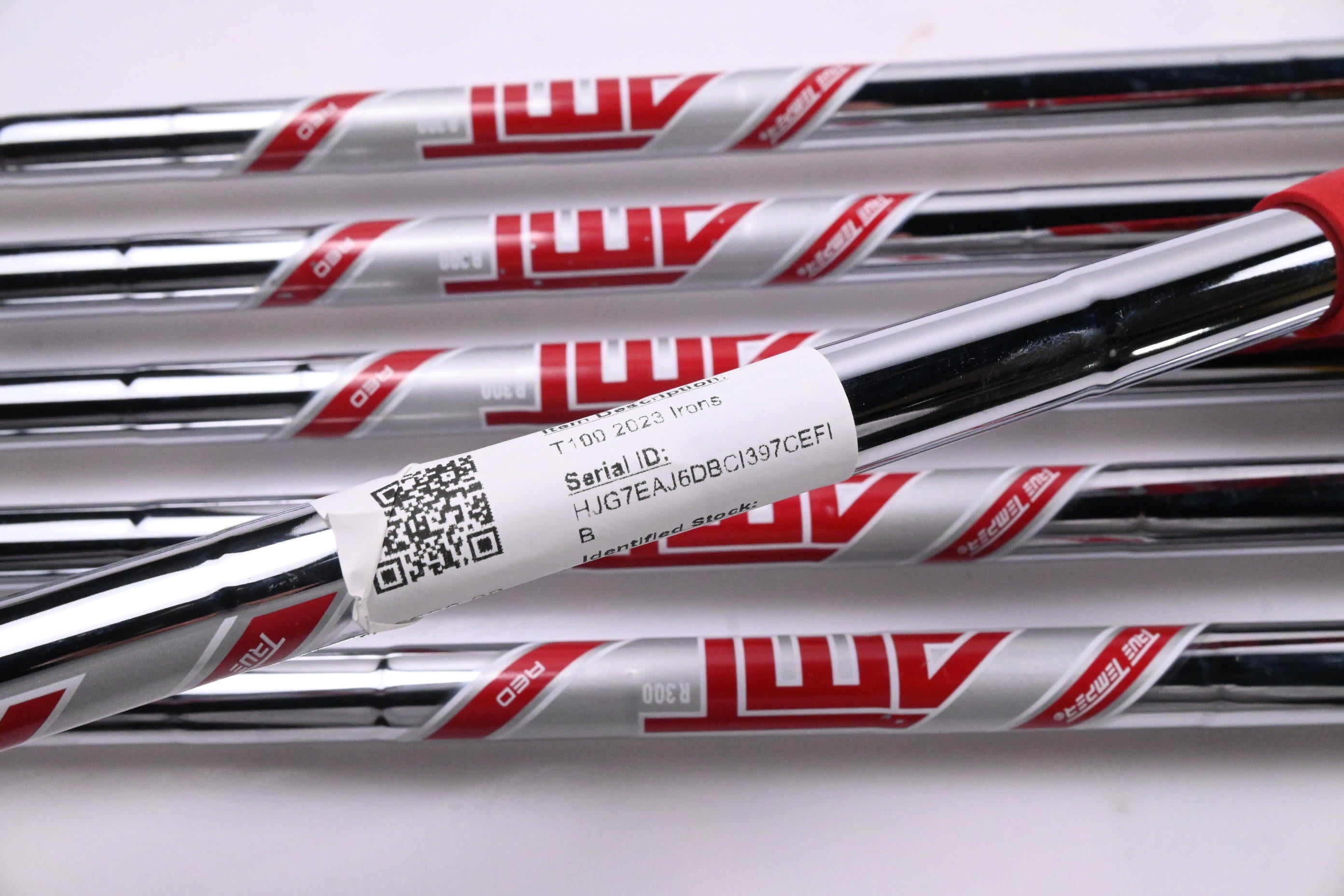 Titleist T100 2023 Irons / 6-PW+50° / Regular Flex AMT Red R300 Shafts