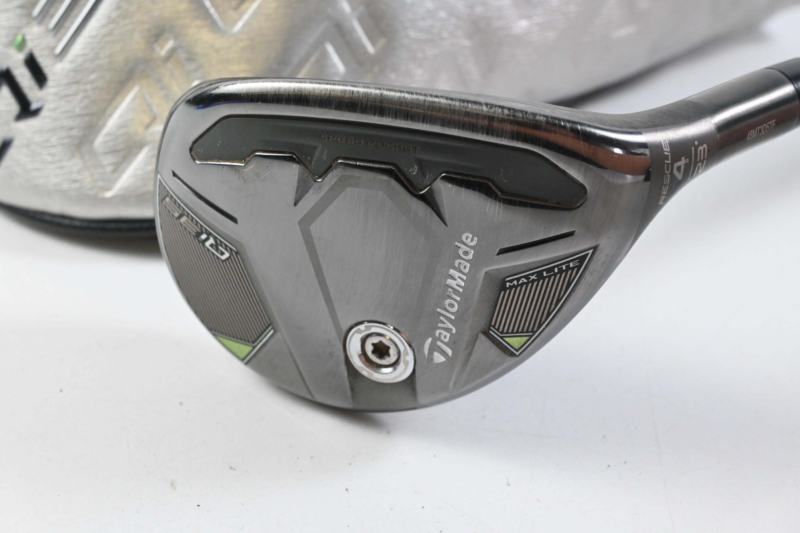 Taylormade Qi35 Max Lite #4 Hybrid / 23 Degree / Regular Flex Vanquish 5 Shaft