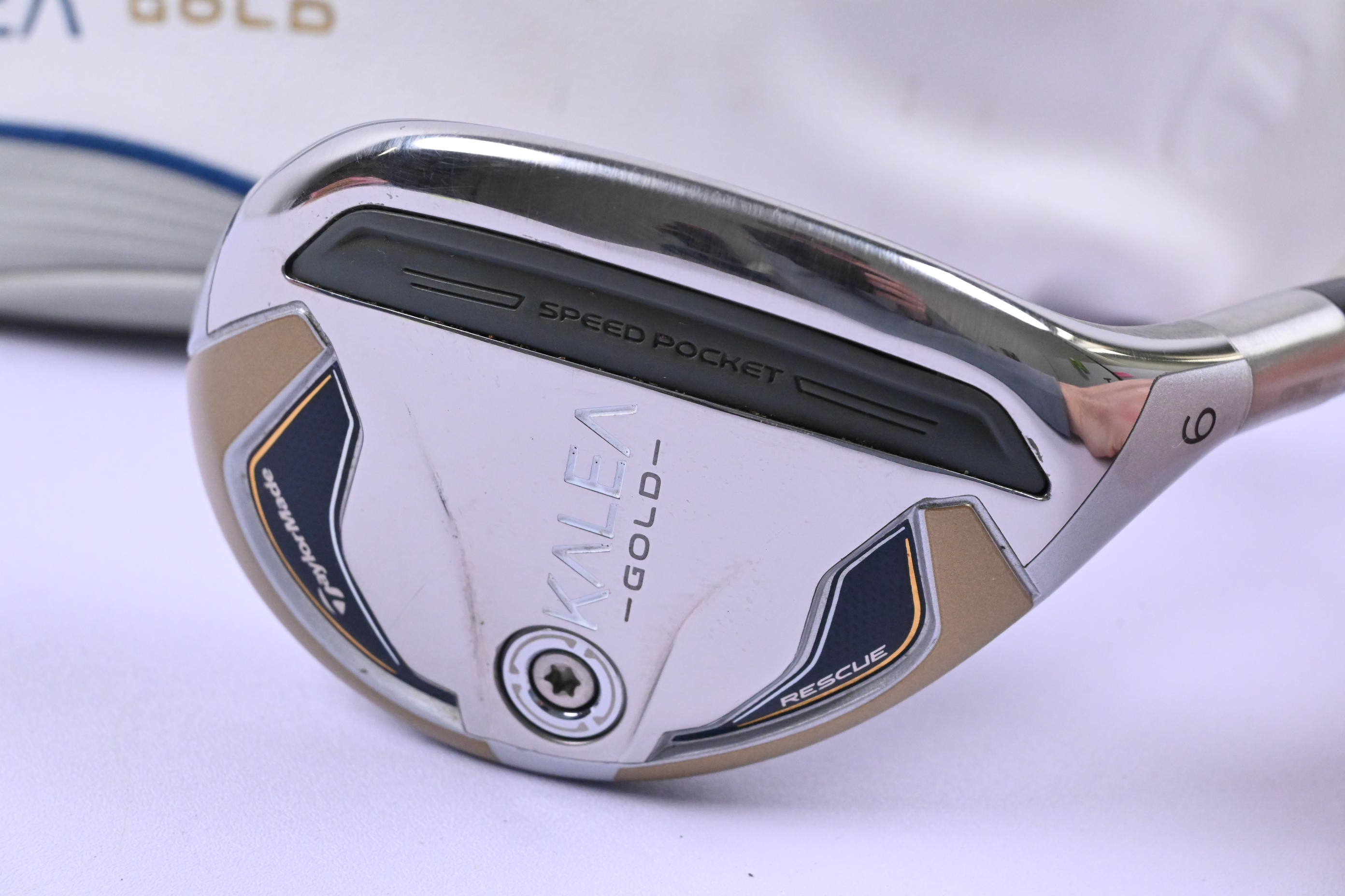 Ladies Taylormade Kalea Gold #6 Hybrid / 31 Degree / Ladies Flex Kalea Gold 40