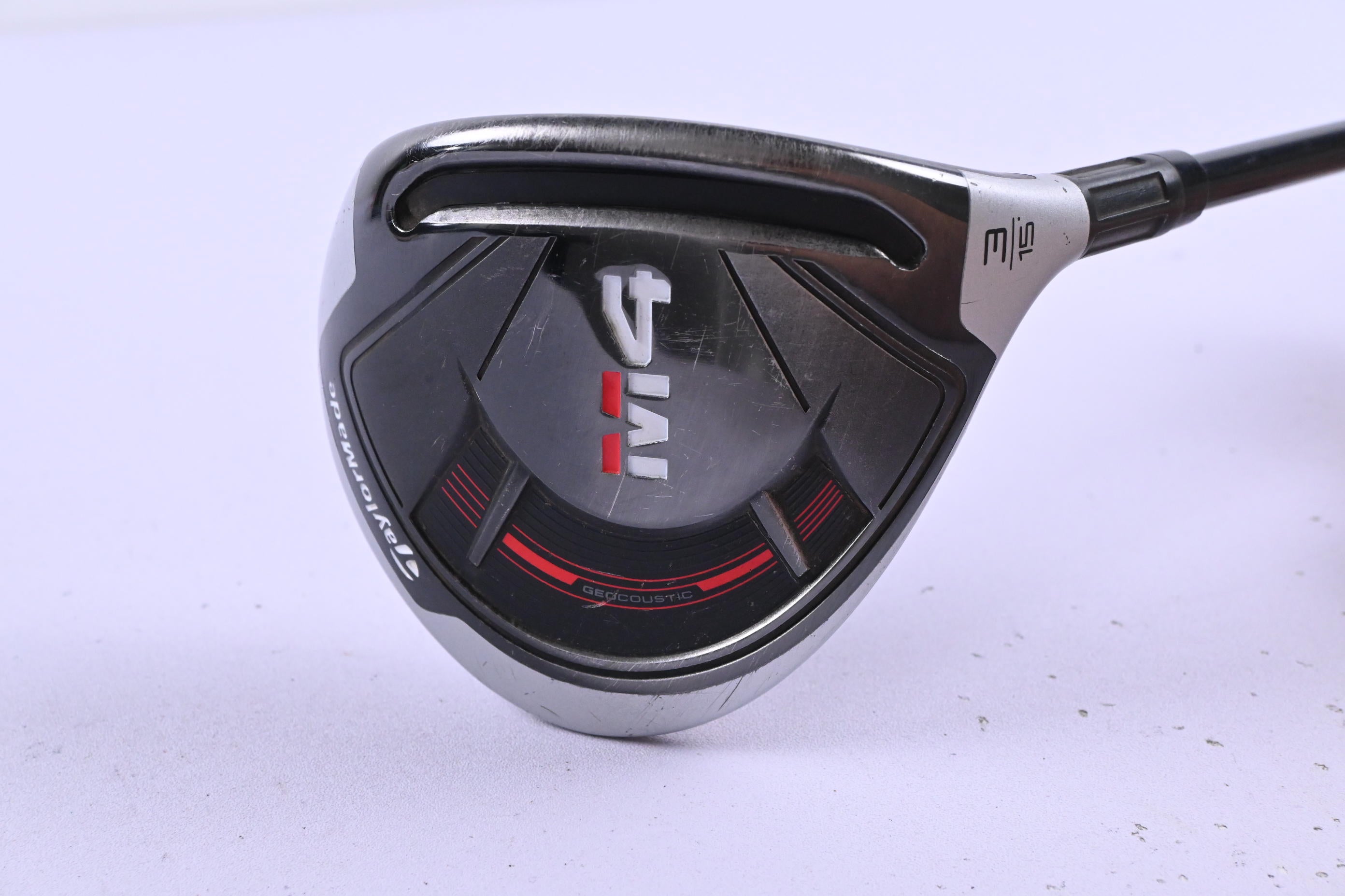 Taylormade M4 #3 Wood / 15 Degree / Regular Flex Fujikura Atmos Red 5 Shaft