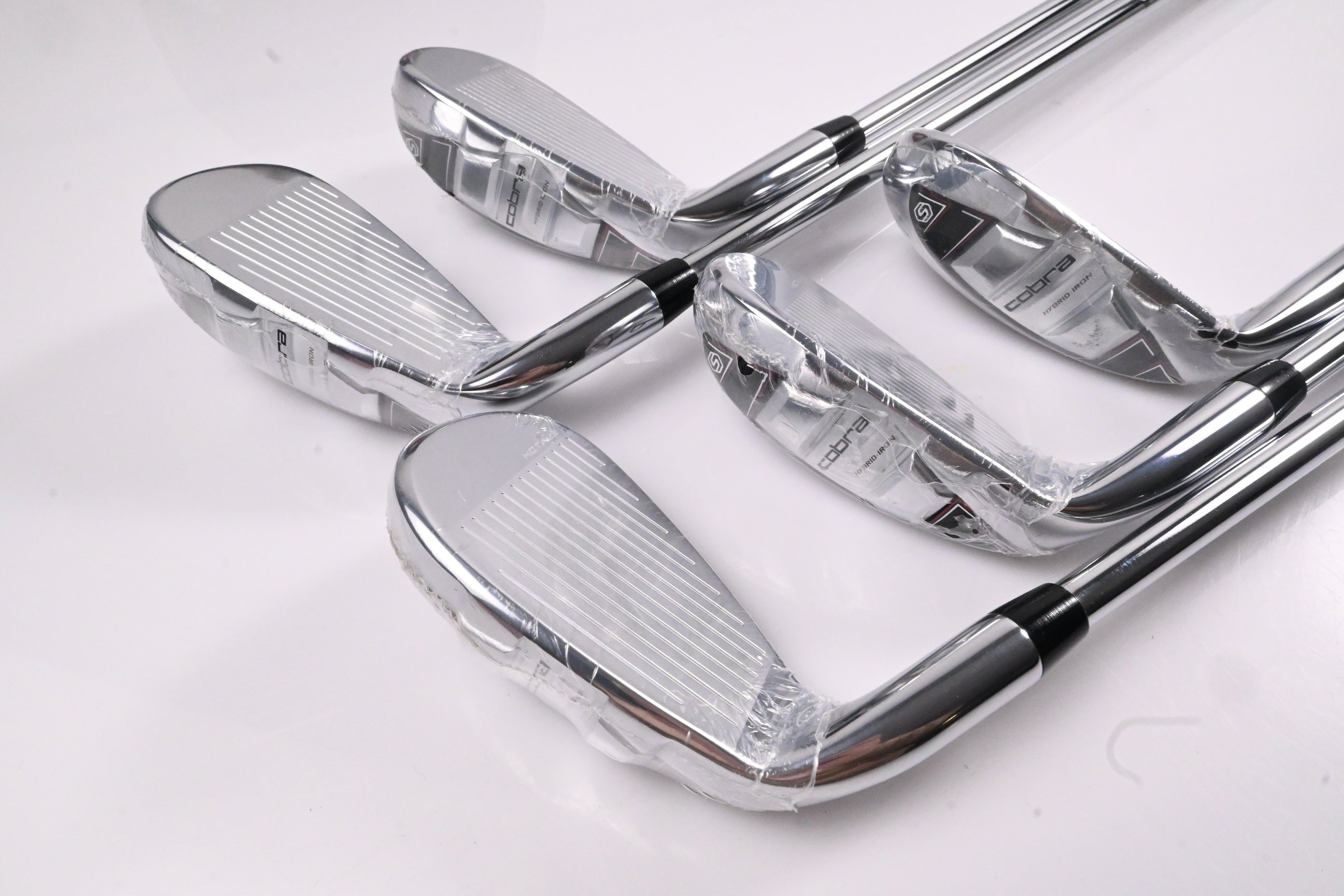 Cobra T-Rail 2023 Hybrid Irons / 7-PW+SW / Regular Flex KBS Tour 90 Shafts
