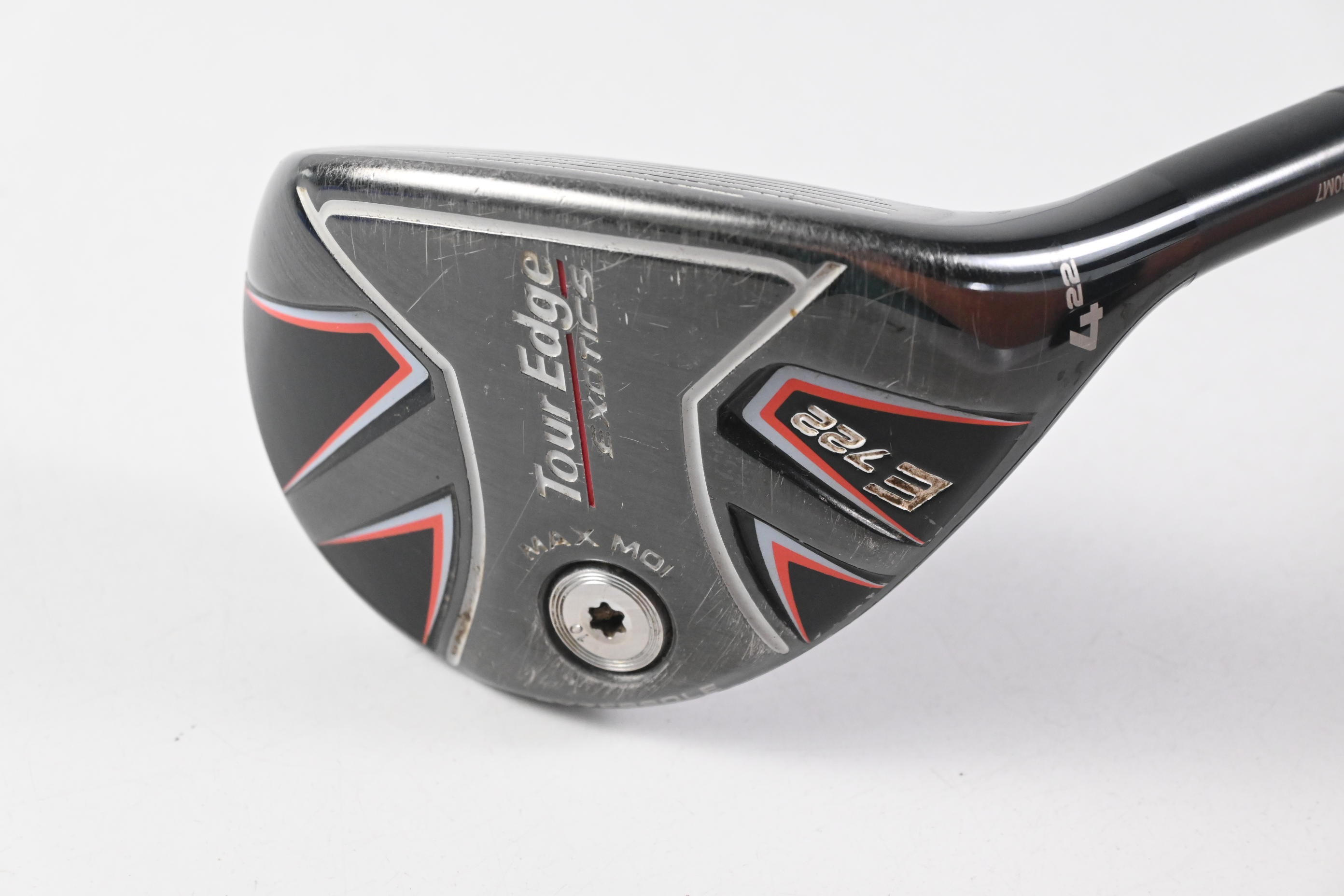 Tour Edge E722 #4 Hybrid / 22 Degree / Regular Flex KBS TGI 70 Shaft