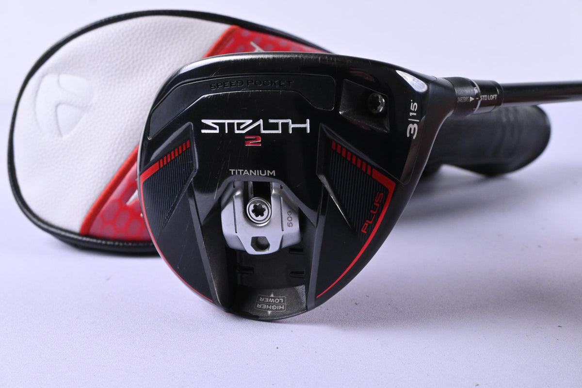 Taylormade Stealth 2 Plus #3 Wood / 15 Degree / Stiff Flex Kai'li Red 75 Shaft